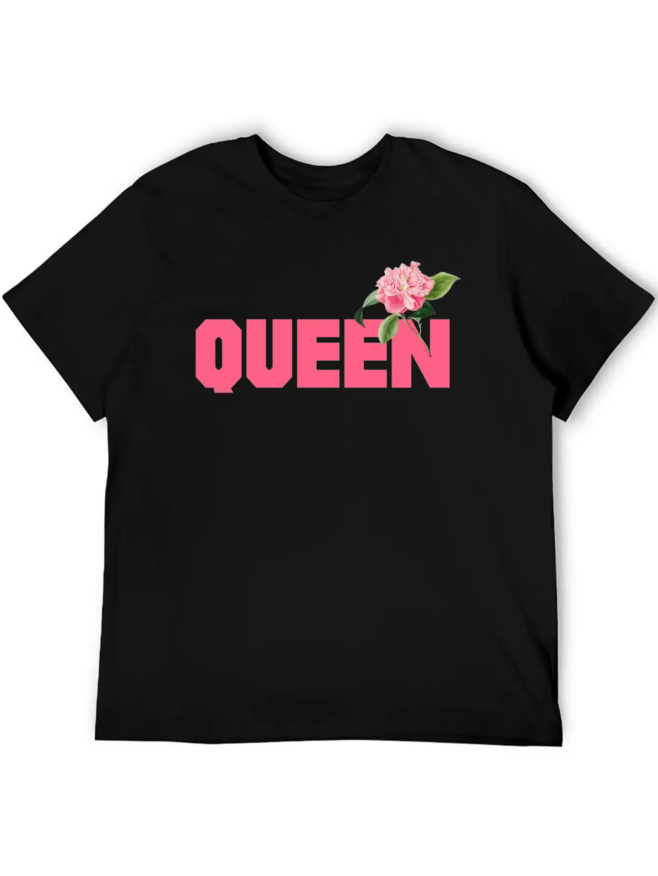Queen Comfortable Minimalist Graphic Tee – Summer Style Essential