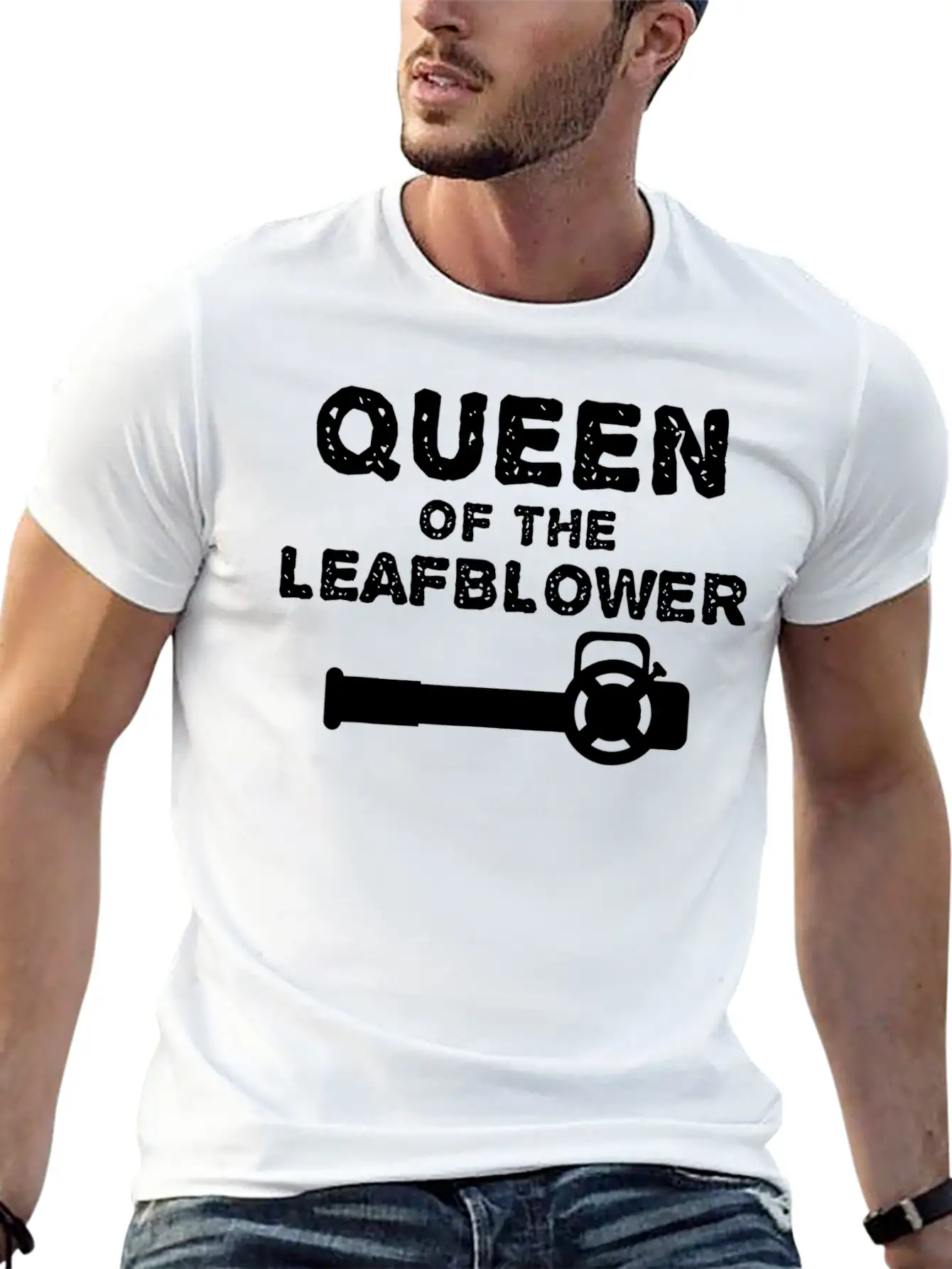 Queen Of The Leaf Blower Funny Gift Fs T Shirt Lightweight Cotton T-Shirt – Daily Comfort Graphic Shirt