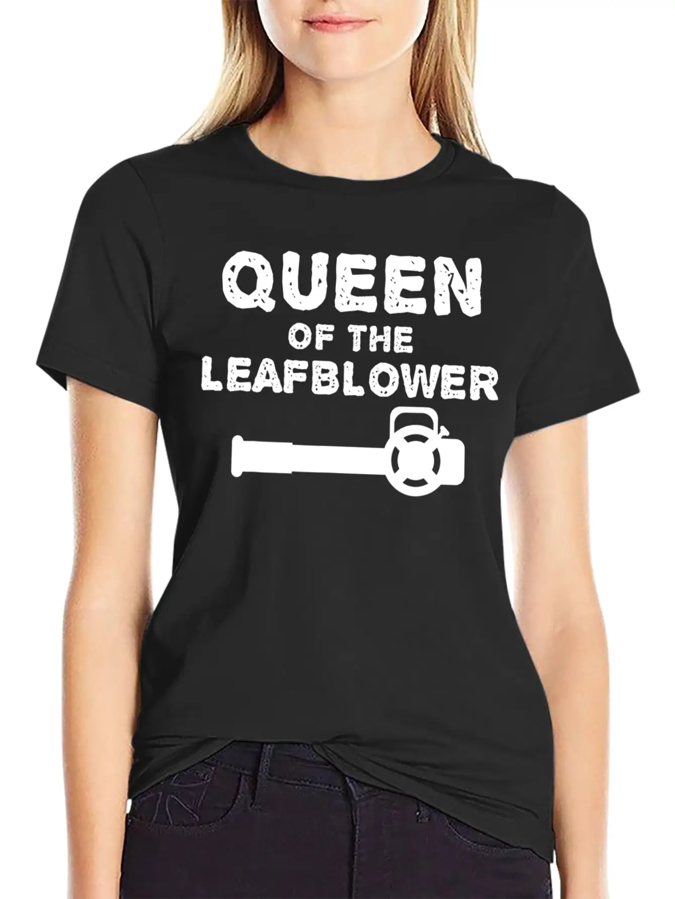 Queen Of The Leaf Blower Funny Gift Fs T Shirt Lightweight Cotton T-Shirt – Daily Comfort Graphic Shirt