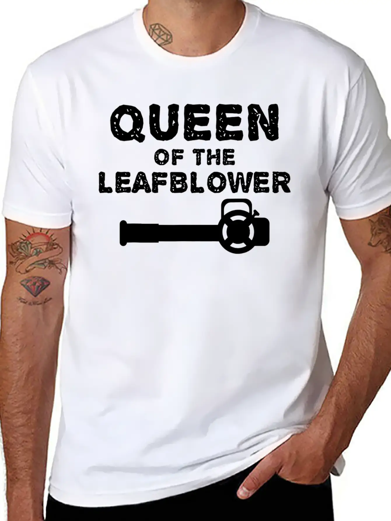 Queen Of The Leaf Blower Funny Gift Fs T Shirt Lightweight Cotton T-Shirt – Daily Comfort Graphic Shirt