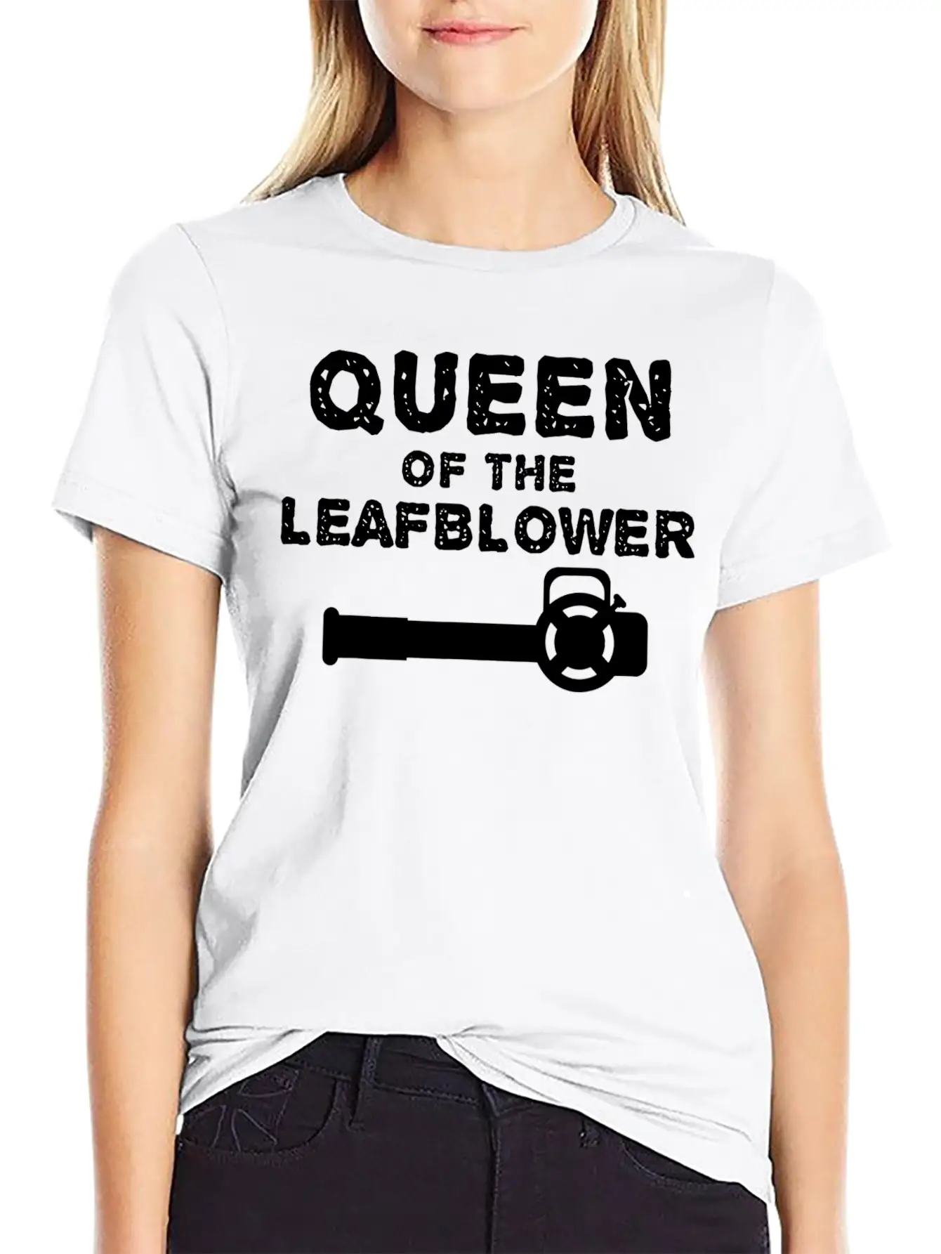 Queen Of The Leaf Blower Funny Gift Fs T Shirt Lightweight Cotton T-Shirt – Daily Comfort Graphic Shirt