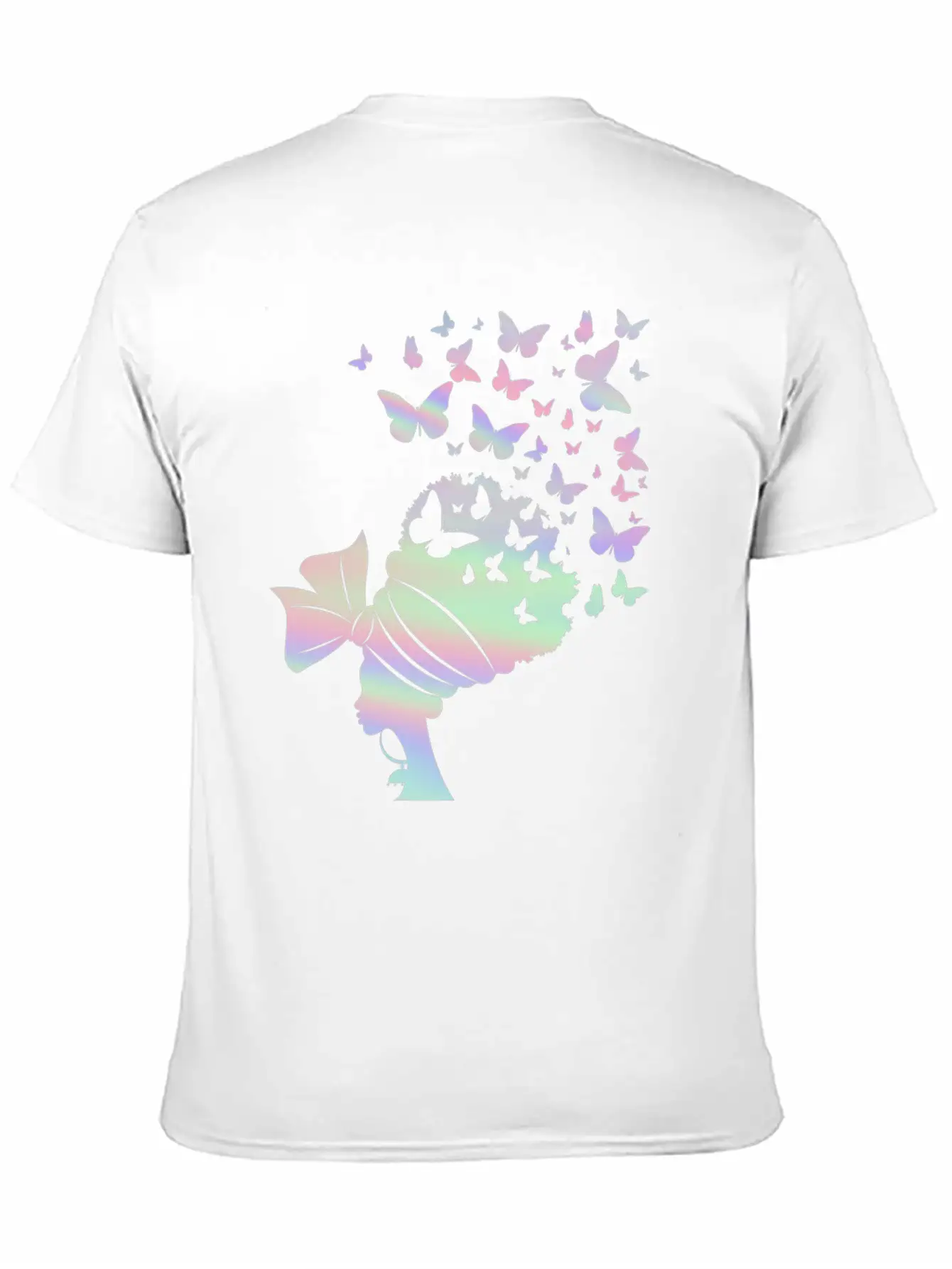 Queen Women Butterfly Lover Pastel Lightweight Cotton T-Shirt – Daily Comfort Graphic Shirt