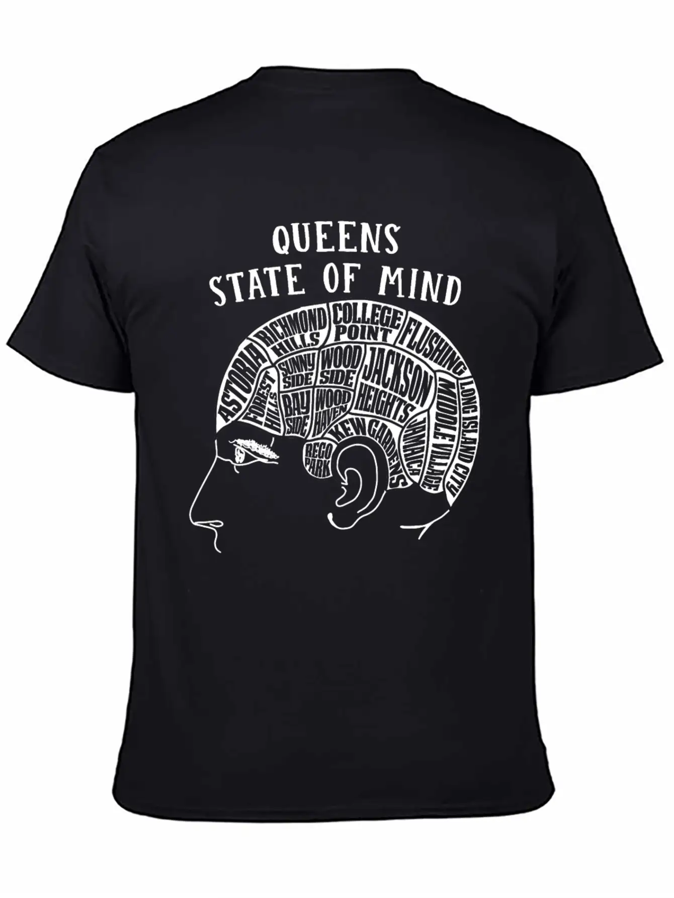 Queens New York State Of Mind Essential Cotton Tee For Daily Outfits – Unisex Style
