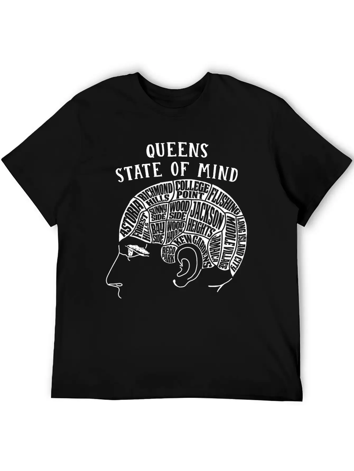 Queens New York State Of Mind Essential Cotton Tee For Daily Outfits – Unisex Style