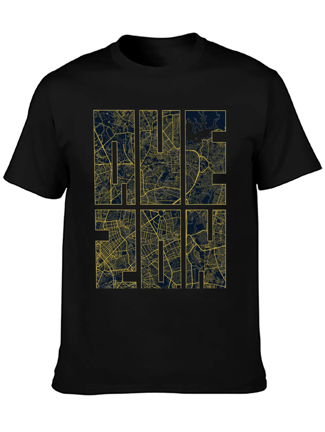 Quezon, Philippines City Map Typography - Art Deco Classic Fit Graphic Tee For Daily Comfort – Unisex Cotton Shirt