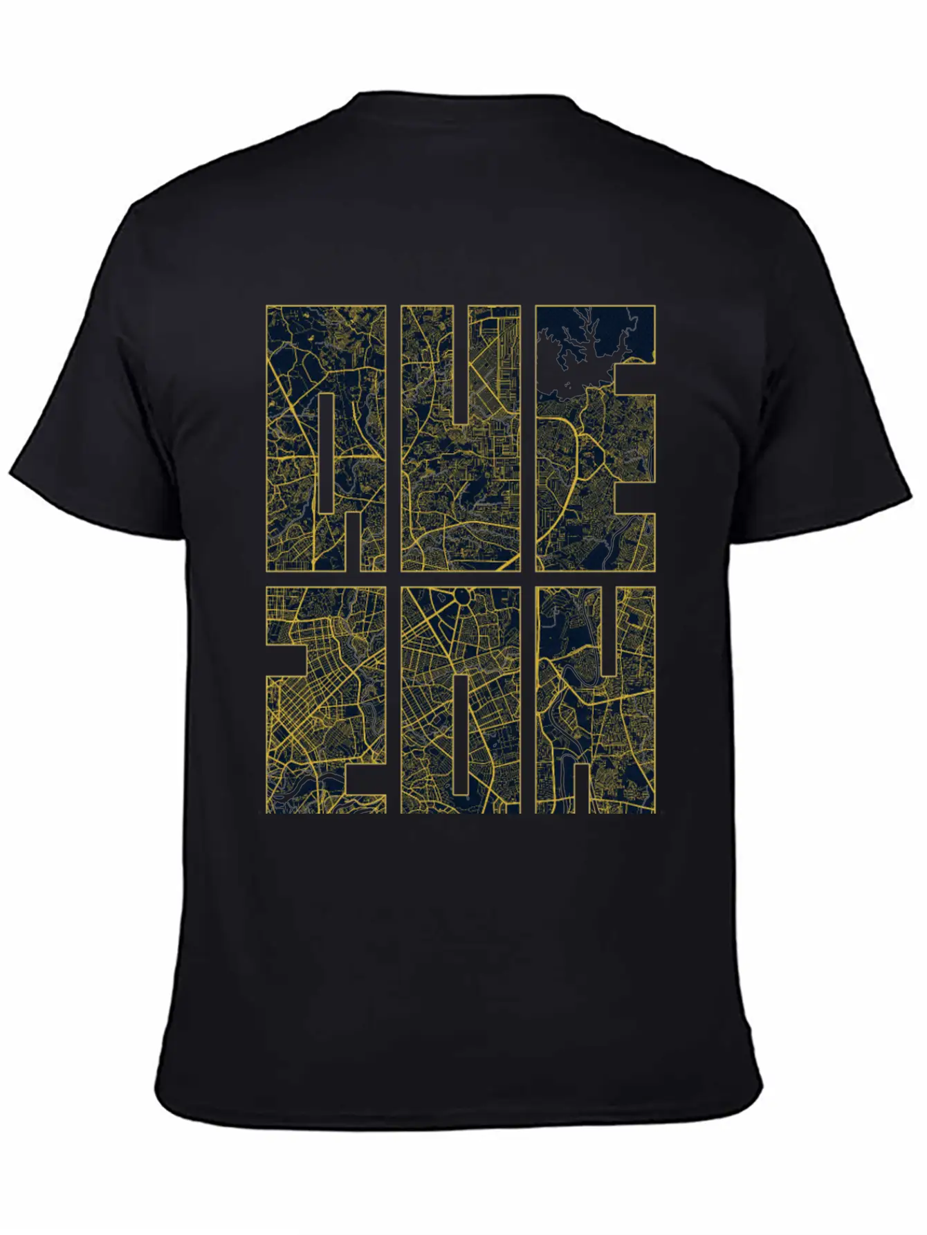 Quezon, Philippines City Map Typography - Art Deco Classic Fit Graphic Tee For Daily Comfort – Unisex Cotton Shirt