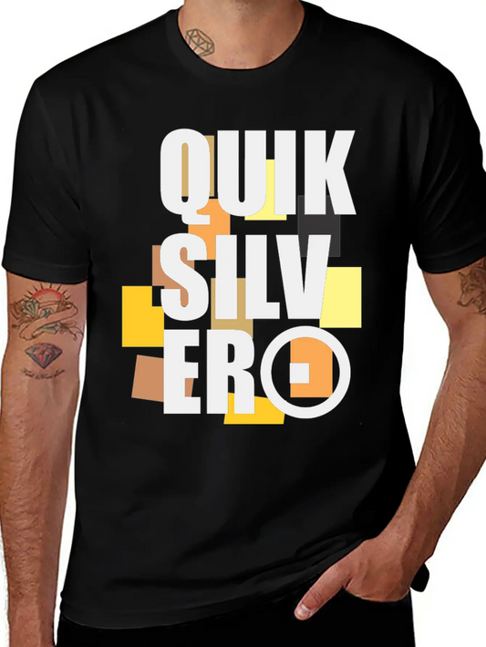 Quik Silver Unisex Casual T-Shirt – Clean Design For Daily Comfort