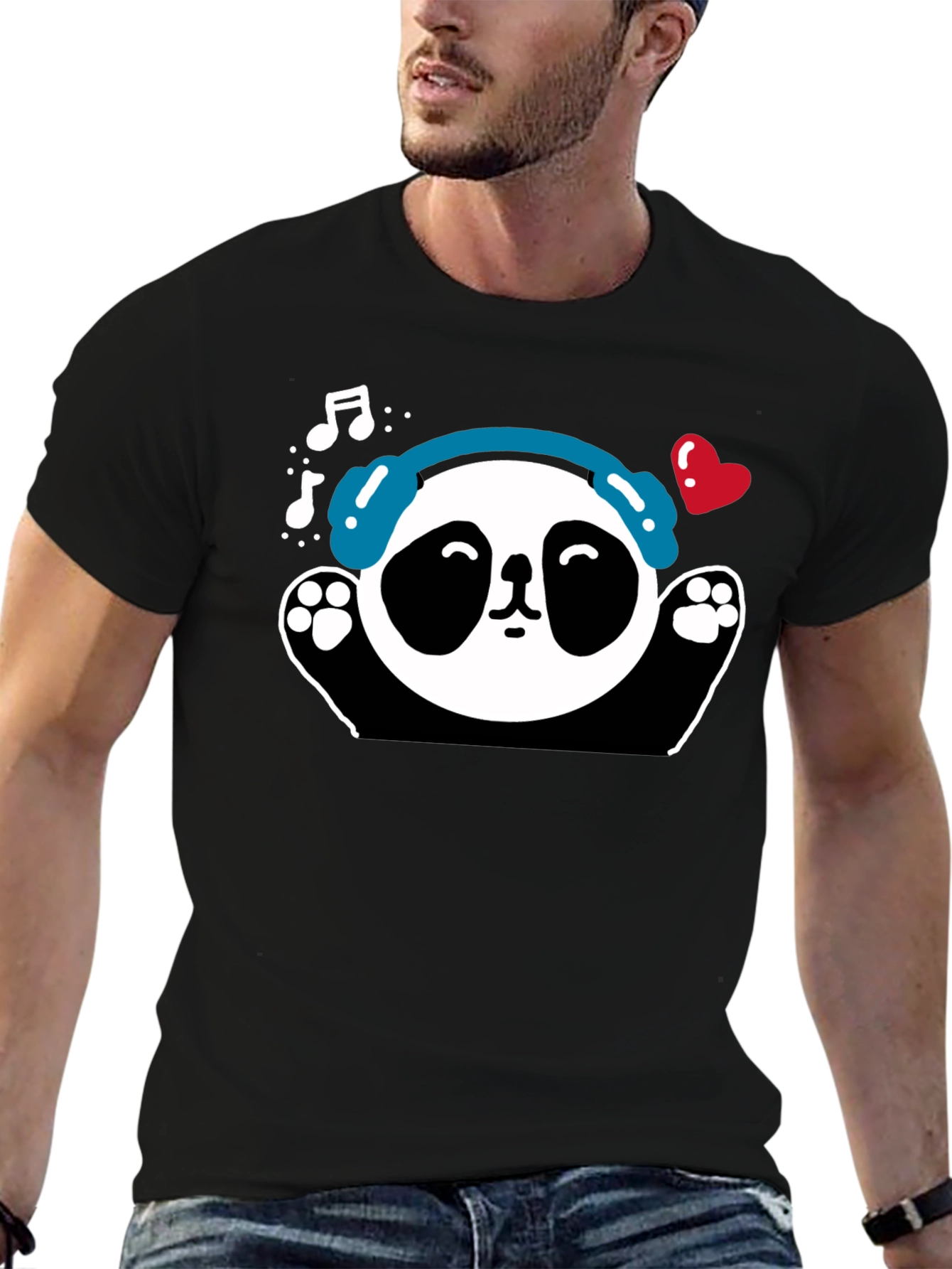 Panda DJ T-Shirt - Cool Graphic Tee