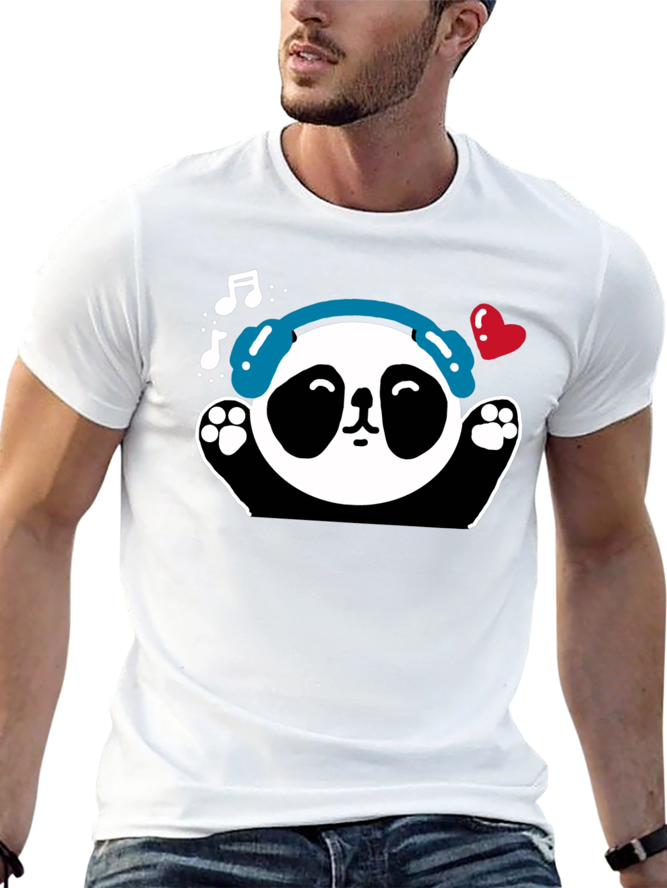 Panda DJ T-Shirt - Cool Graphic Tee