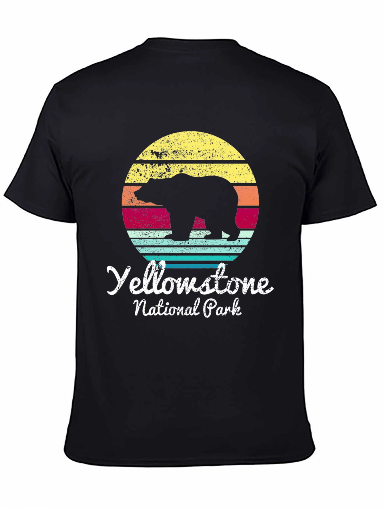 Yellowstone National Park Bear Graphic T-Shirt