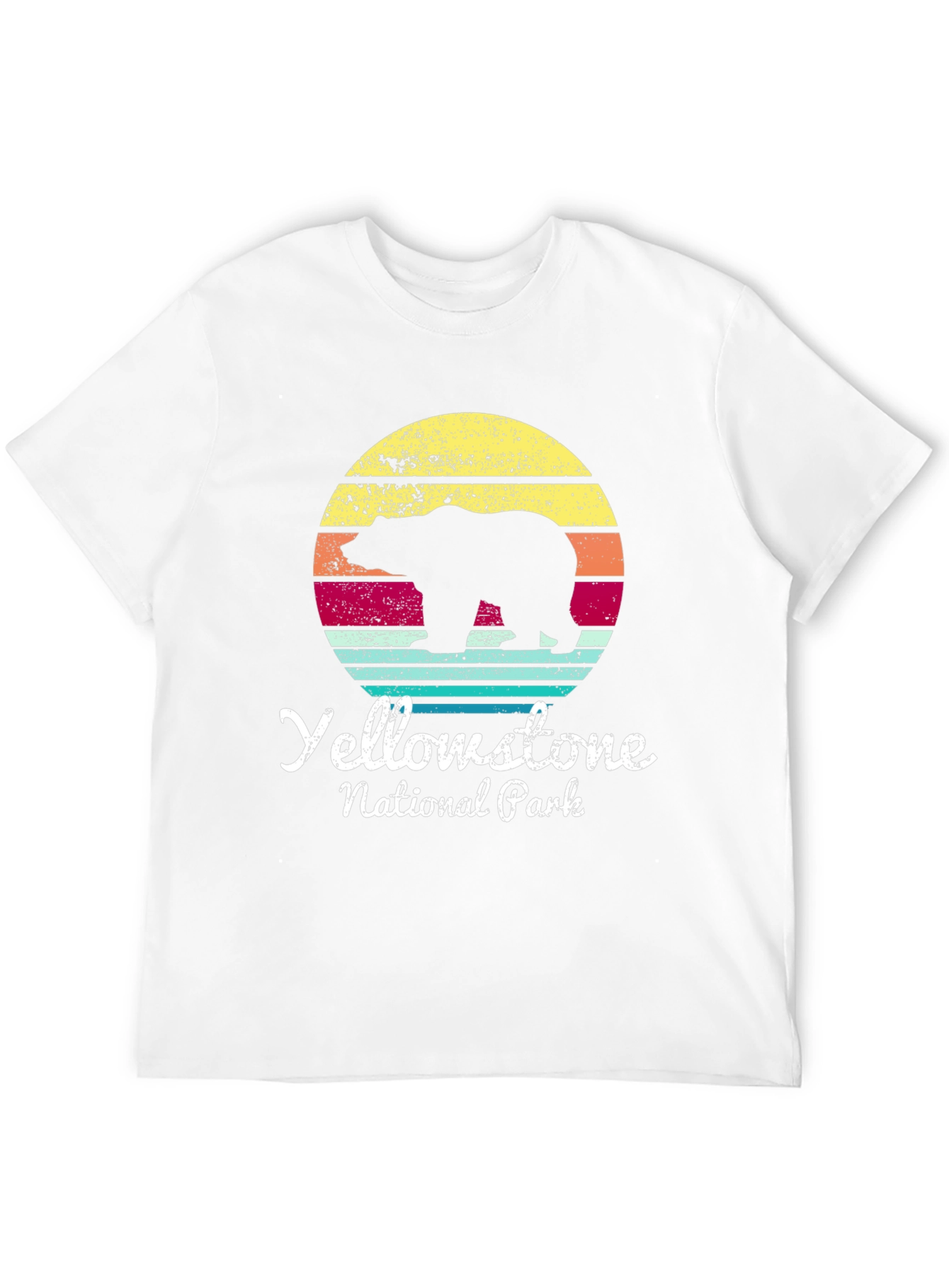Yellowstone National Park Bear Graphic T-Shirt