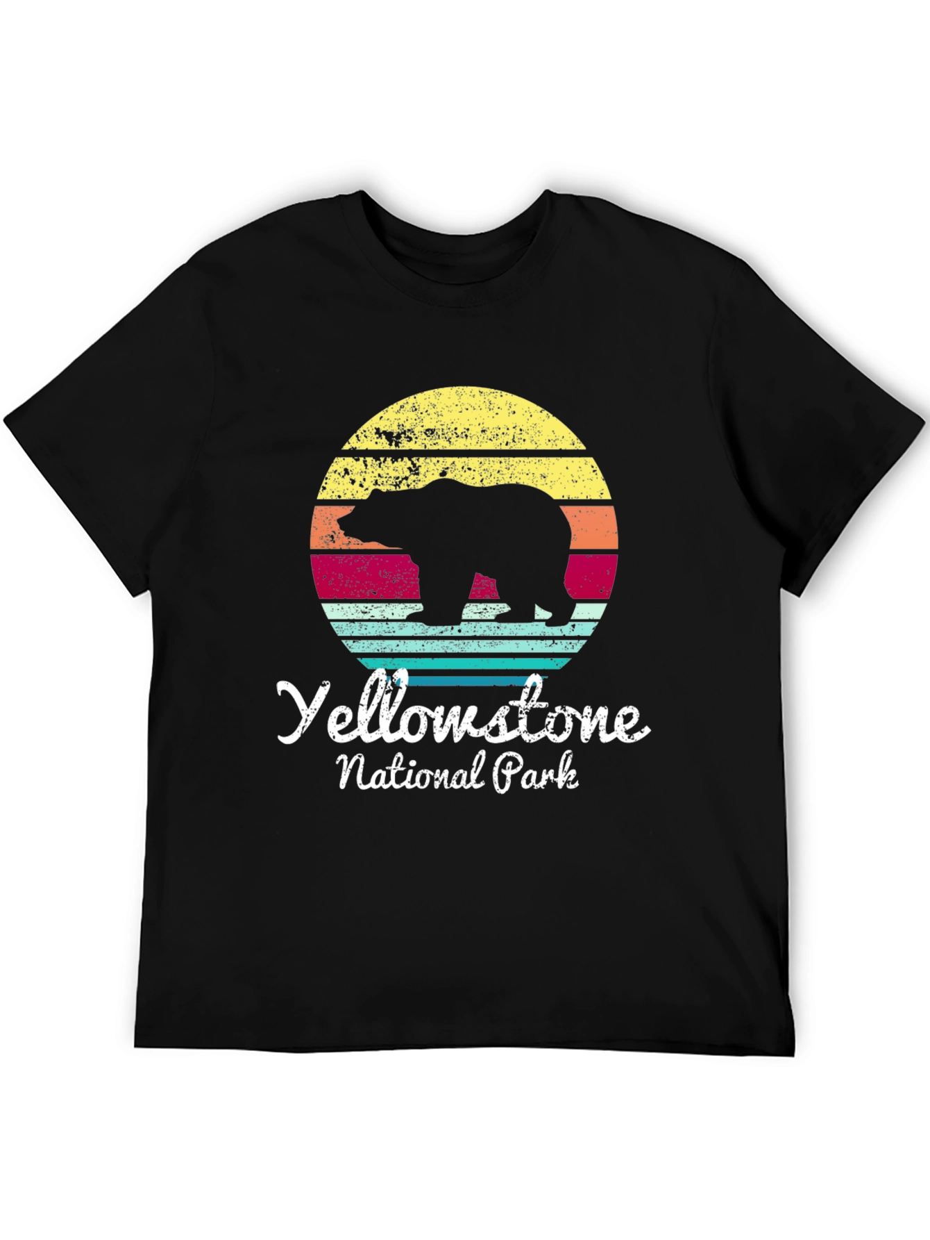 Yellowstone National Park Bear Graphic T-Shirt