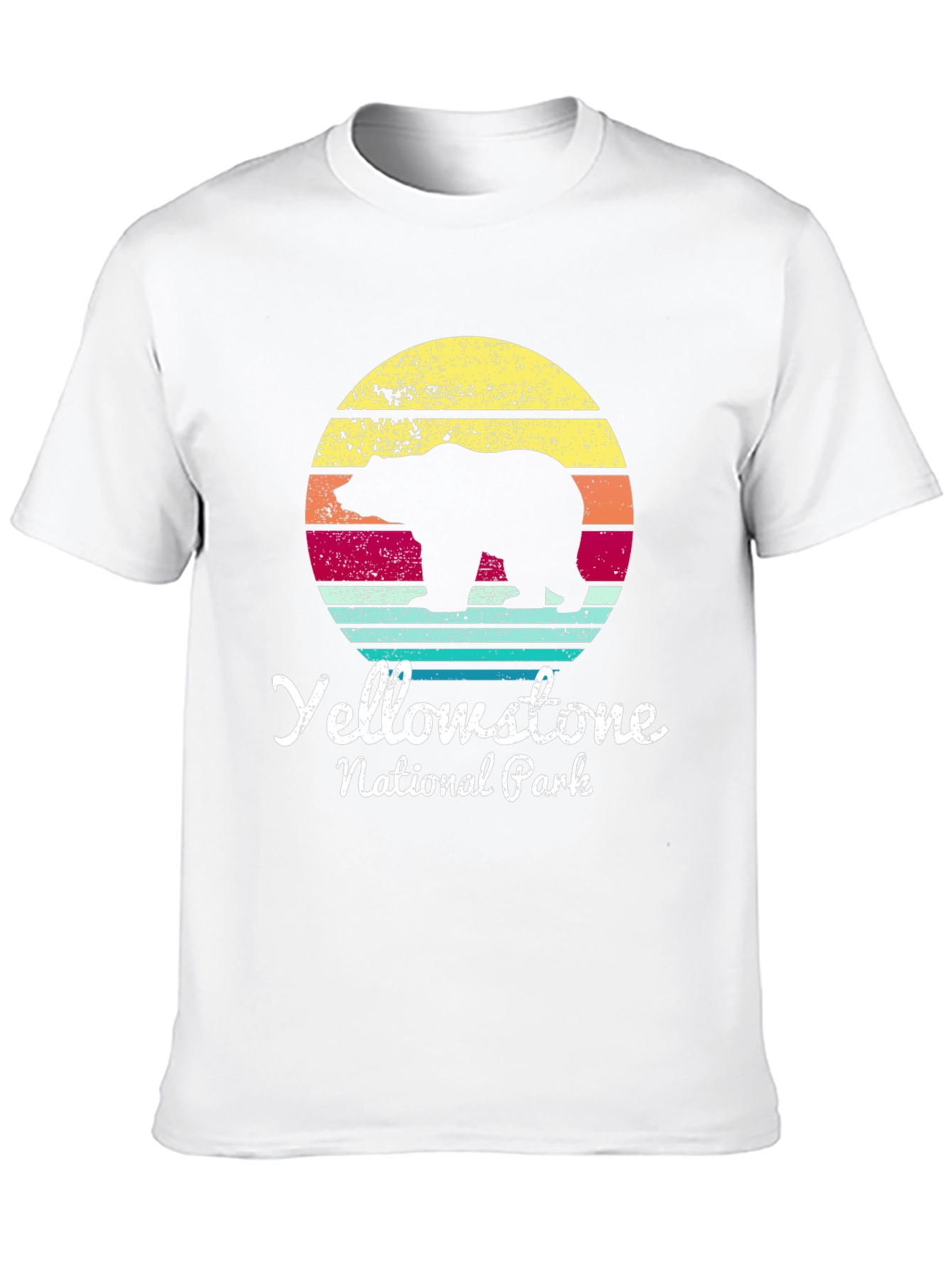 Yellowstone National Park Bear Graphic T-Shirt