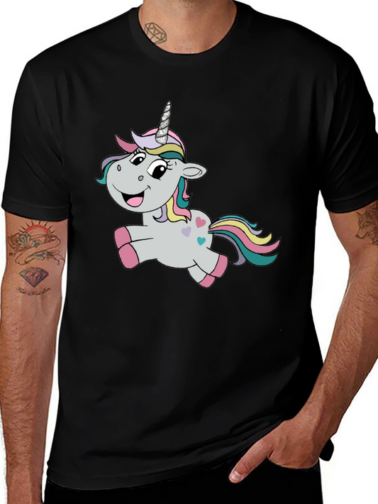 Unicorn Graphic Tee - Fun & Stylish Black T-Shirt