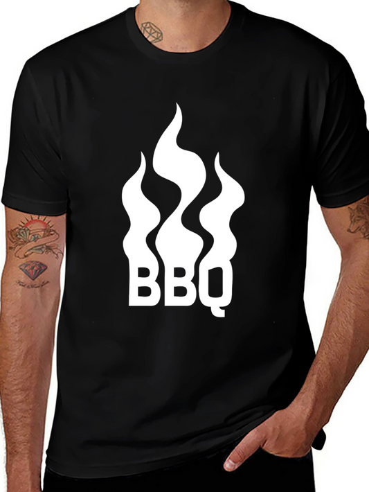 BBQ Flames Graphic T-Shirt