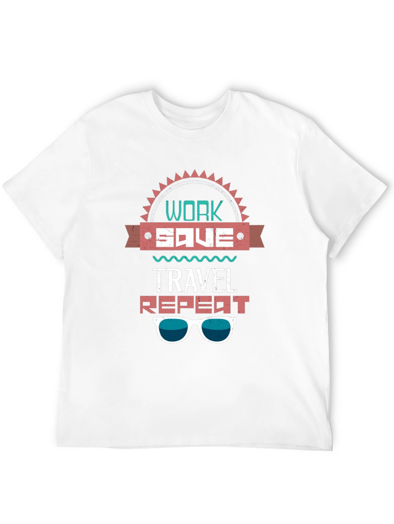 Work Save Travel Repeat T-Shirt
