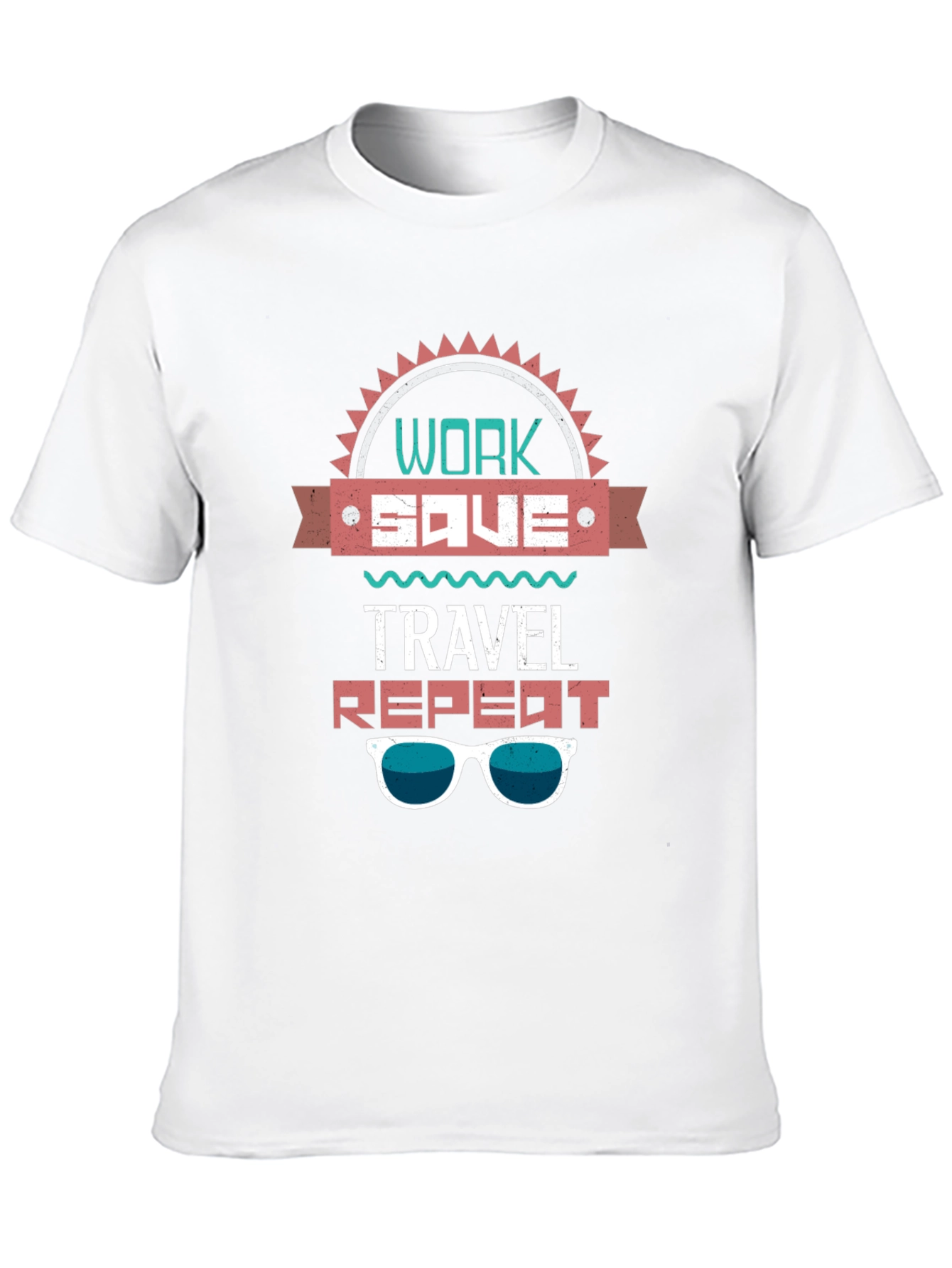 Work Save Travel Repeat T-Shirt