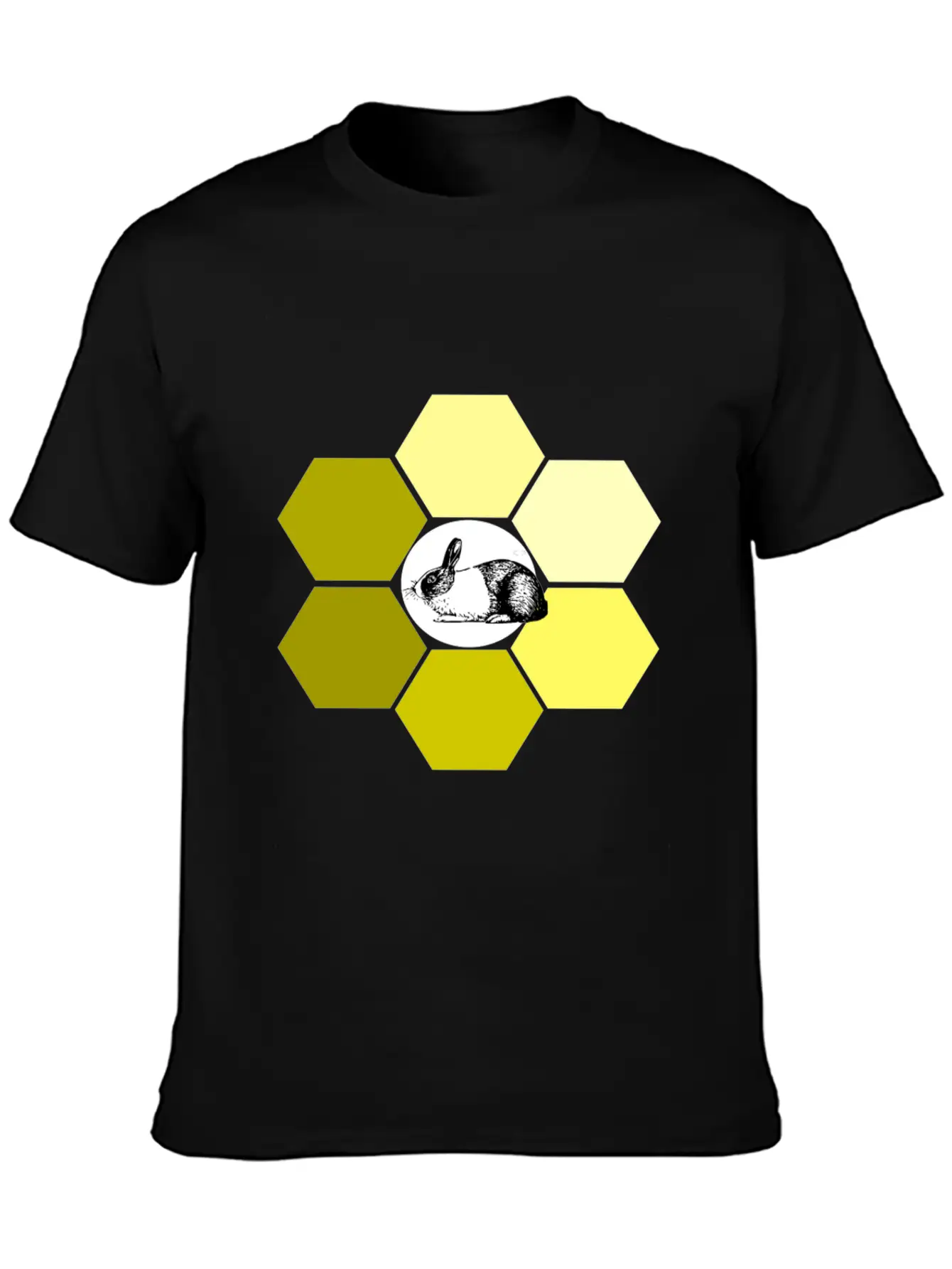 Rabbit Lightweight Cotton T-Shirt – Daily Comfort Graphic Shirt