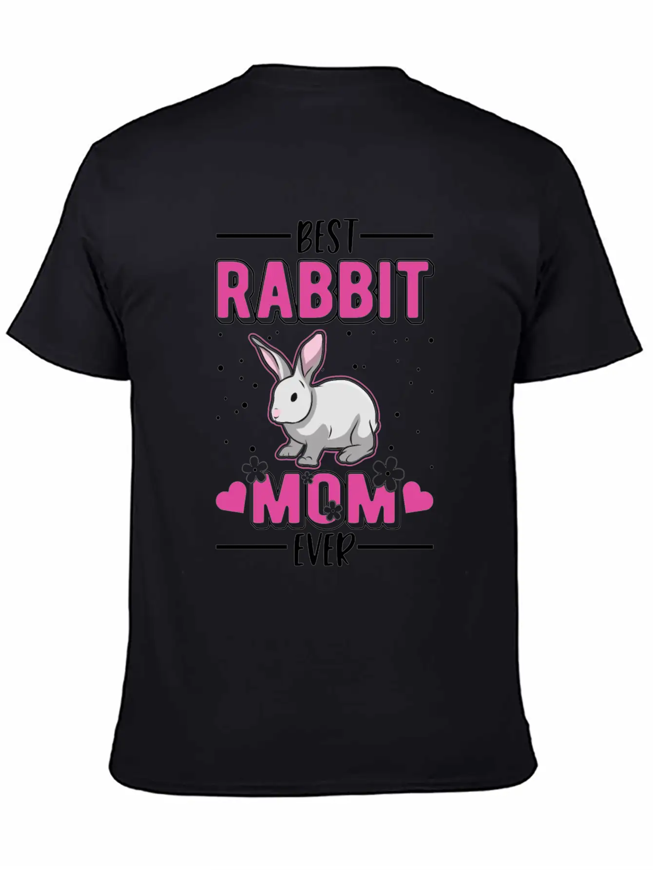 Rabbit Mom Bunny Essential Cotton Tee For Daily Outfits – Unisex Style