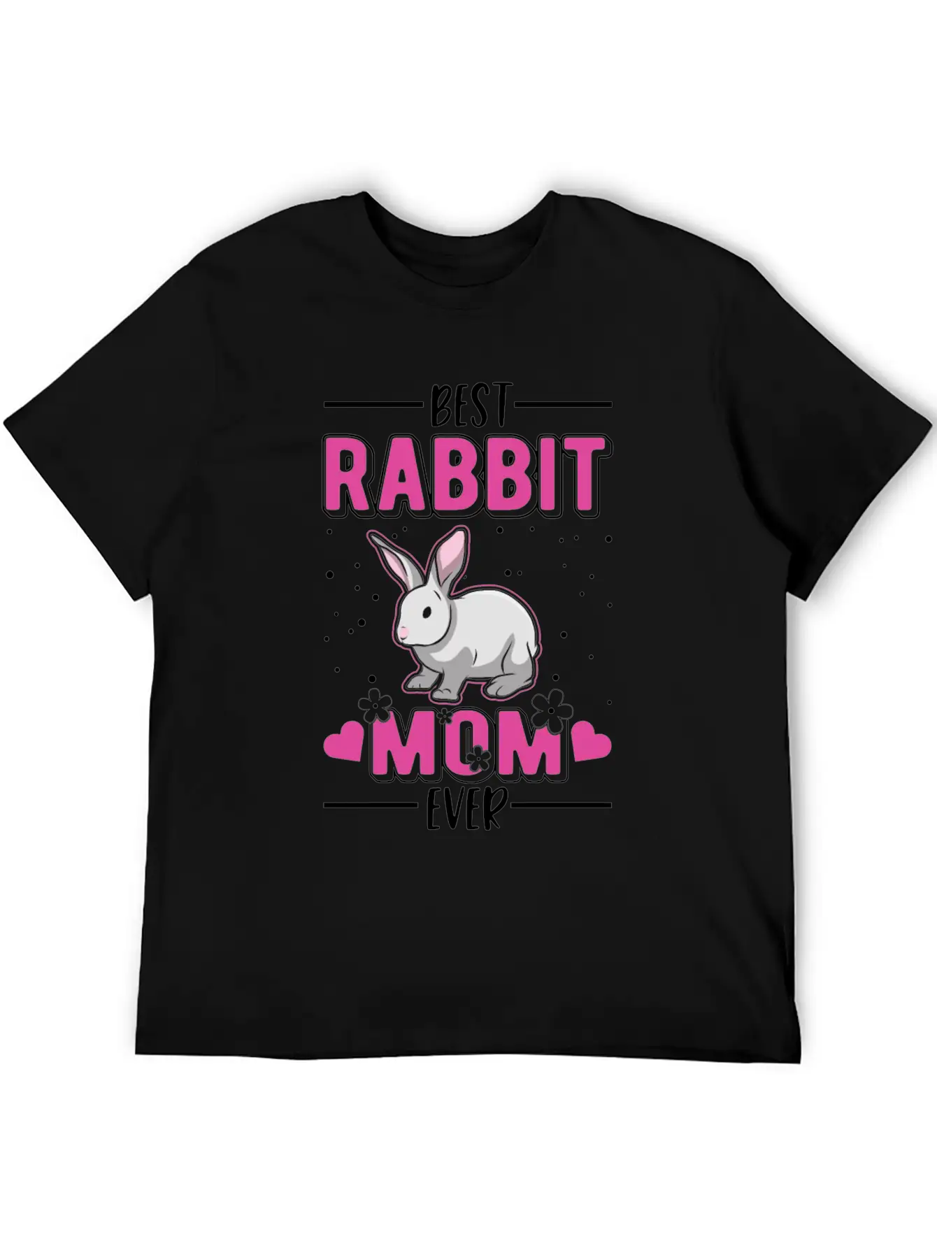 Rabbit Mom Bunny Essential Cotton Tee For Daily Outfits – Unisex Style