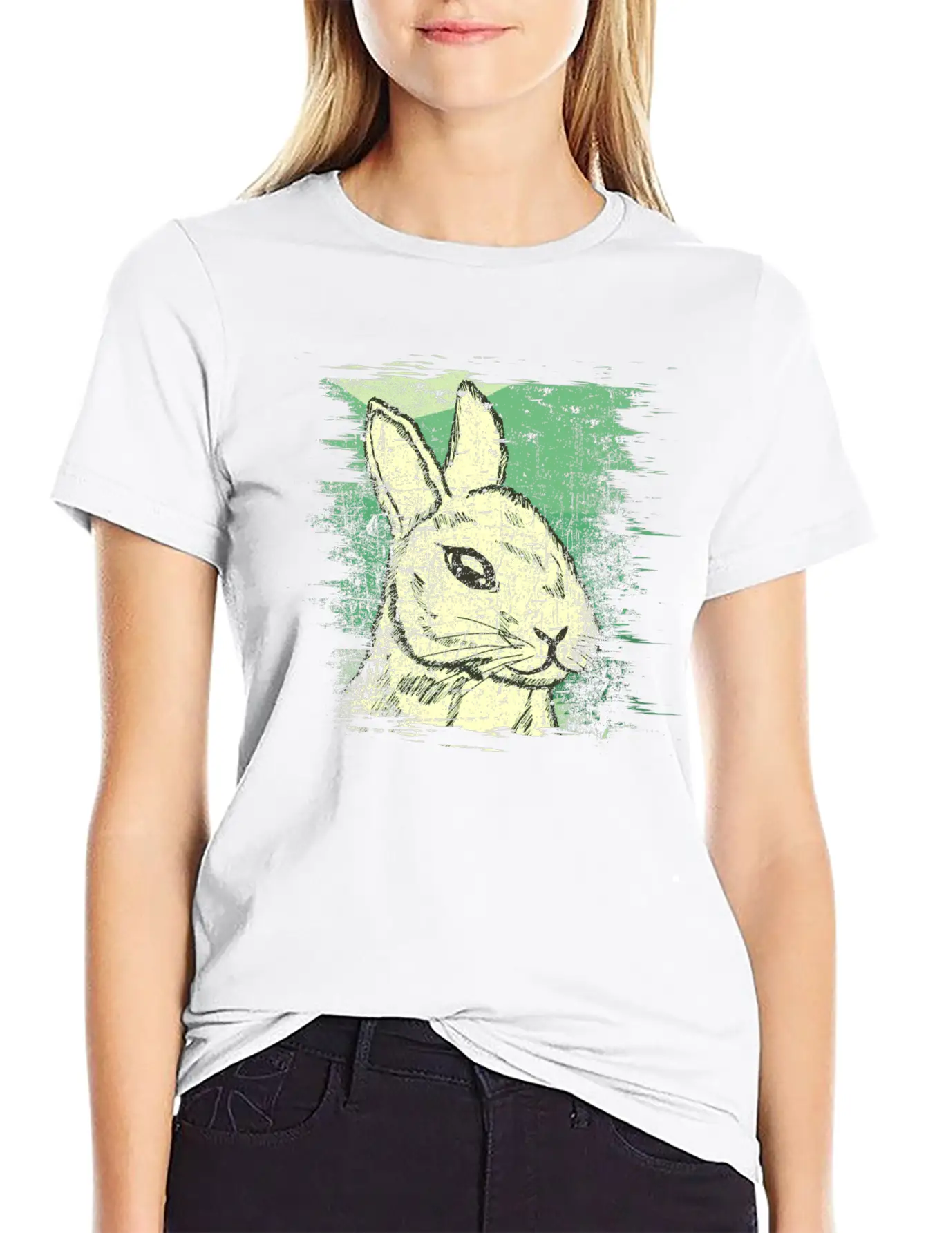 Rabbit Stylish Everyday T-Shirt – Unisex Basic Cotton Tee