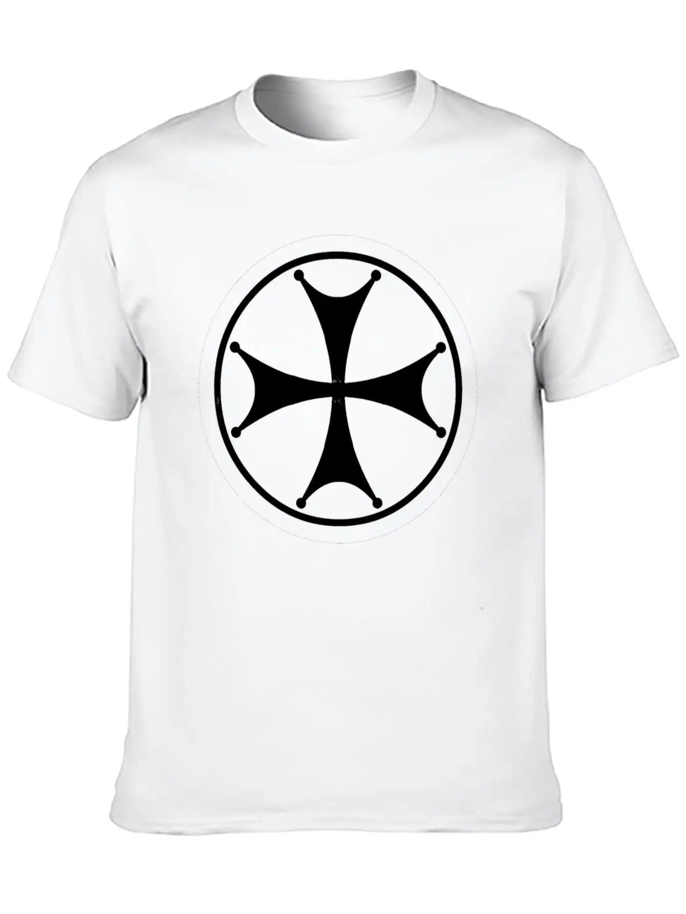 Rabbula Cross Modern Fit Casual T-Shirt – Clean And Versatile Design