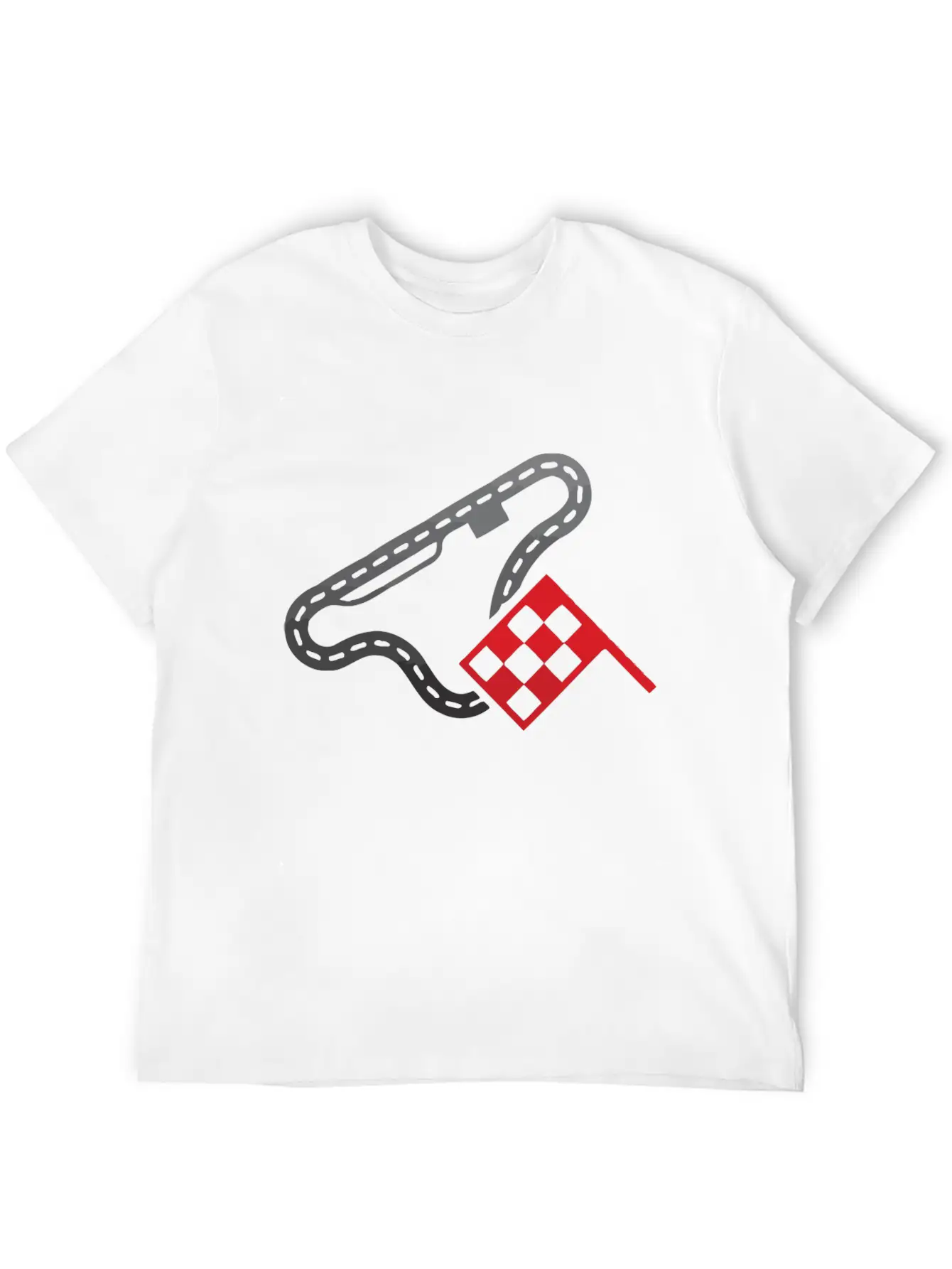 Race Car Circuit Unisex Casual T-Shirt – Clean Design For Daily Comfort