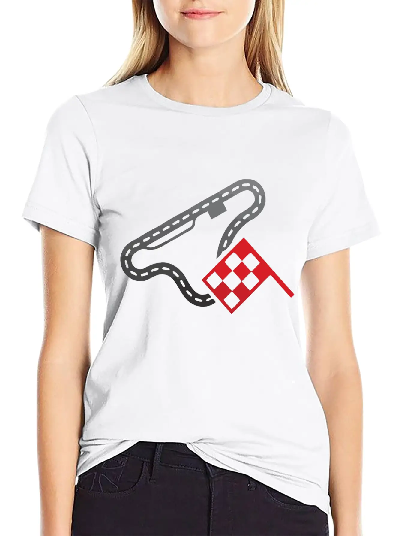Race Car Circuit Unisex Casual T-Shirt – Clean Design For Daily Comfort