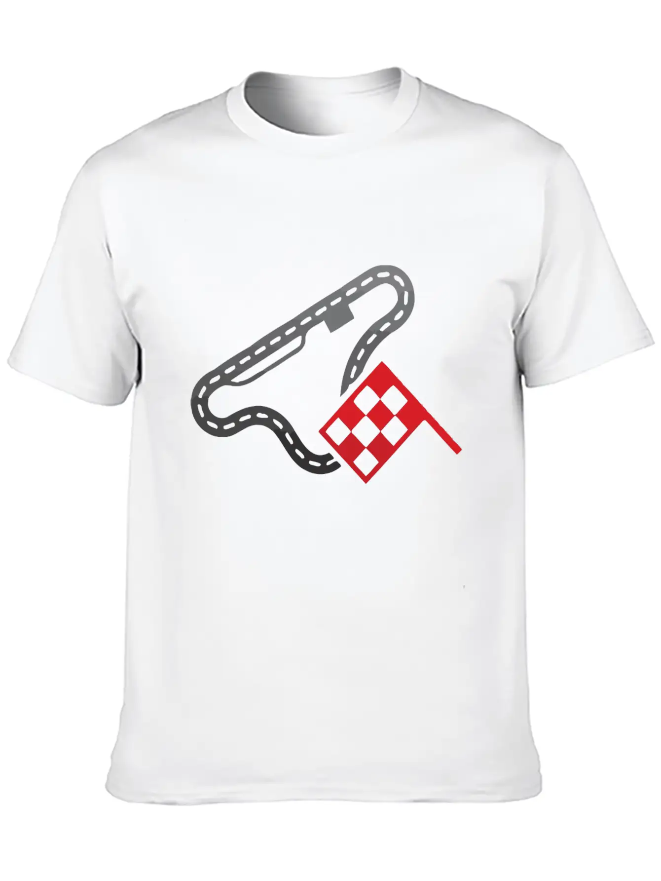 Race Car Circuit Unisex Casual T-Shirt – Clean Design For Daily Comfort
