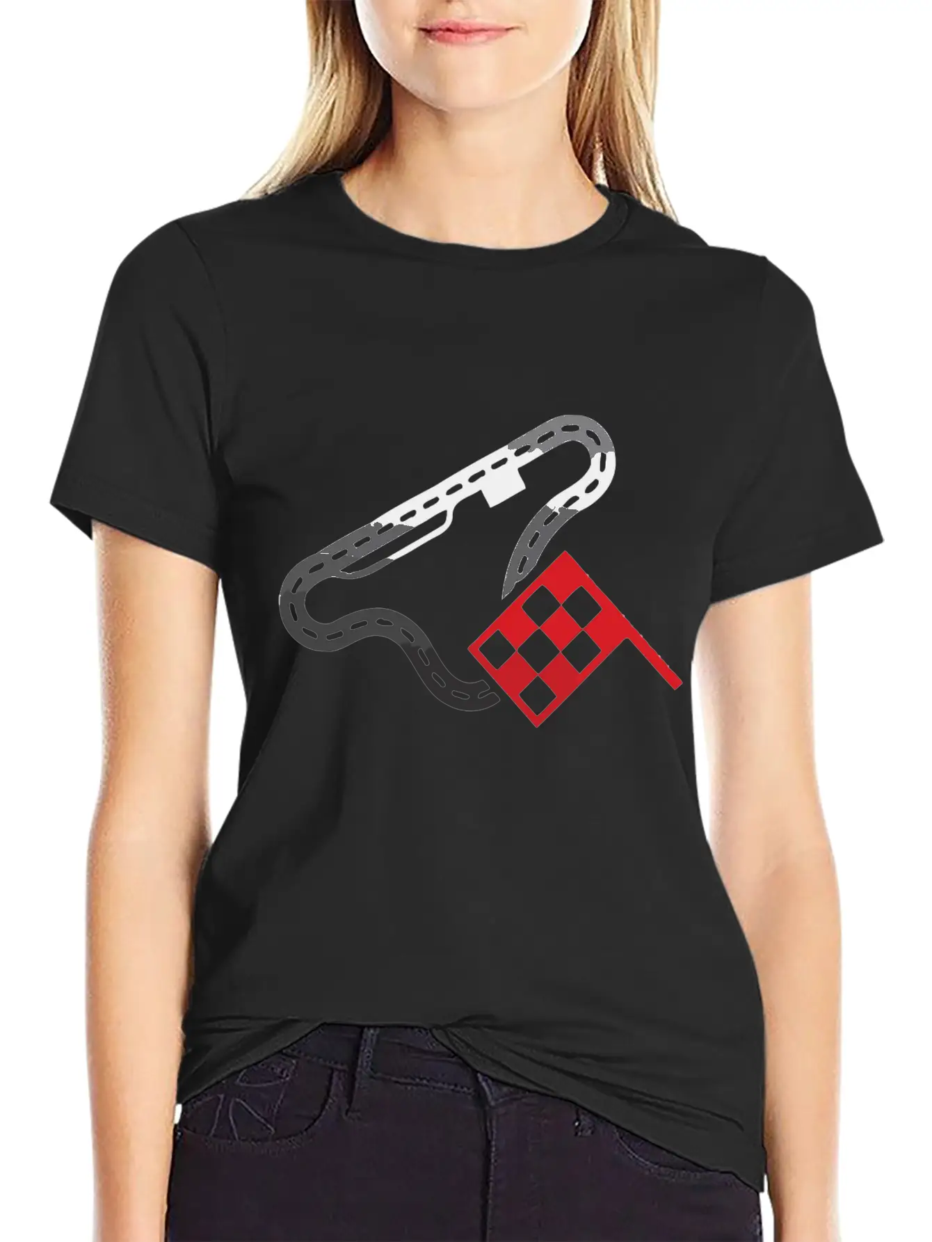 Race Car Circuit Unisex Casual T-Shirt – Clean Design For Daily Comfort