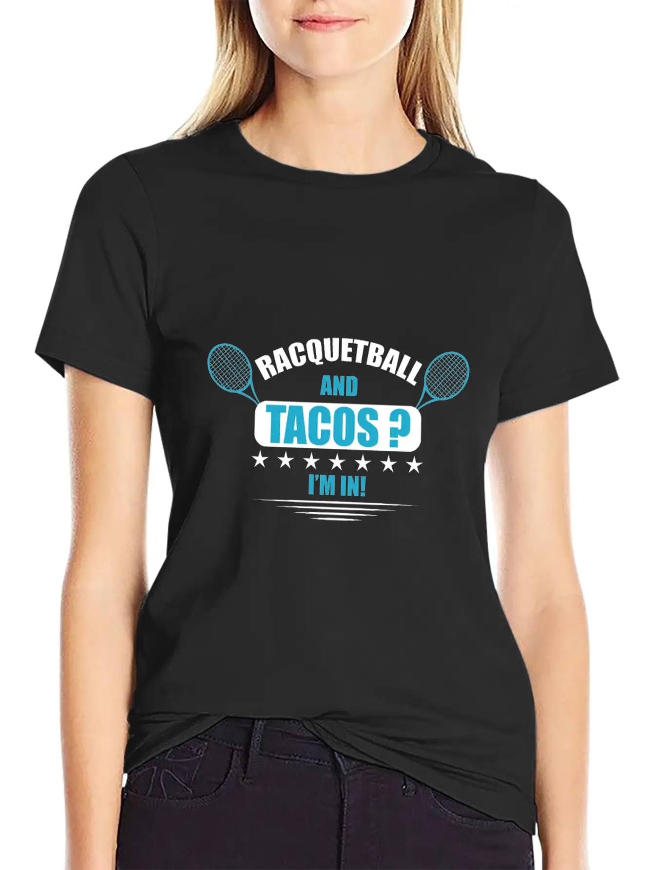Racquetball Tacos Racquetball Trainer And Taco Lov Relaxed Everyday Tee – Lightweight And Durable Cotton