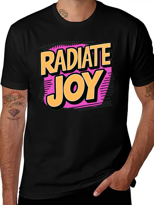 Radiate Joy Basic Graphic T-Shirt – Daily Comfort In Soft Cotton