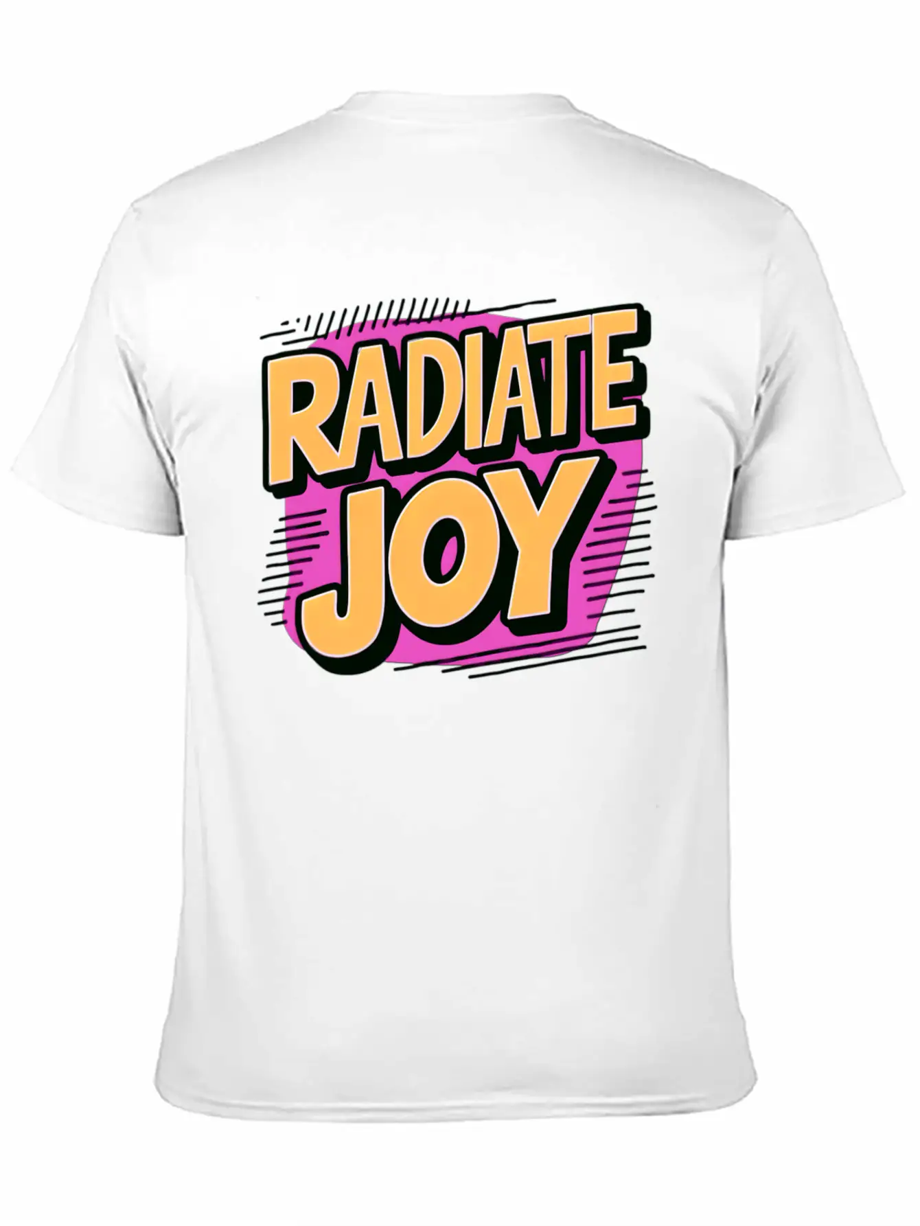 Radiate Joy Basic Graphic T-Shirt – Daily Comfort In Soft Cotton