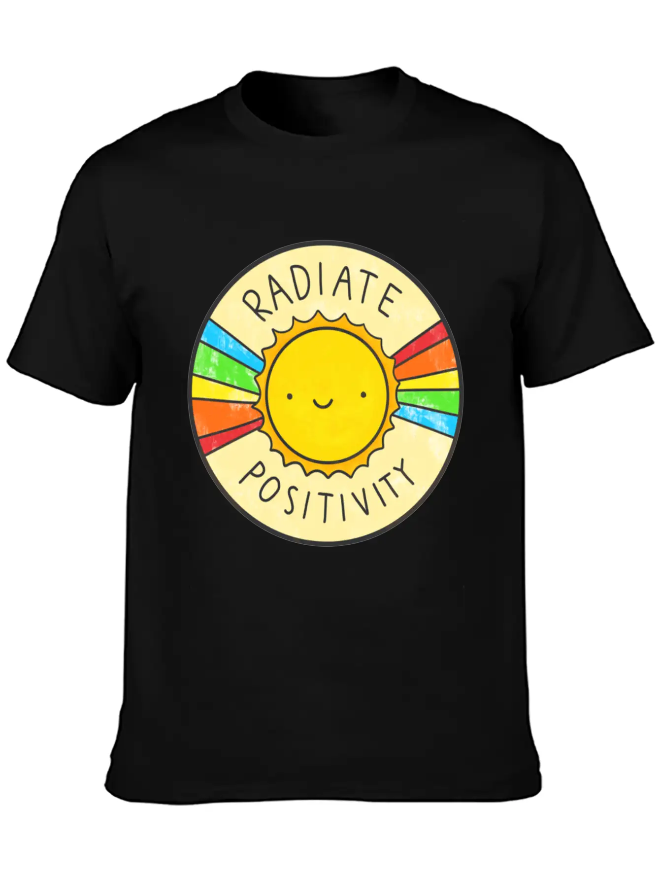 Radiate Positivity Classic T Shirt Soft Cotton Short Sleeve Tee – Unisex Wardrobe Staple