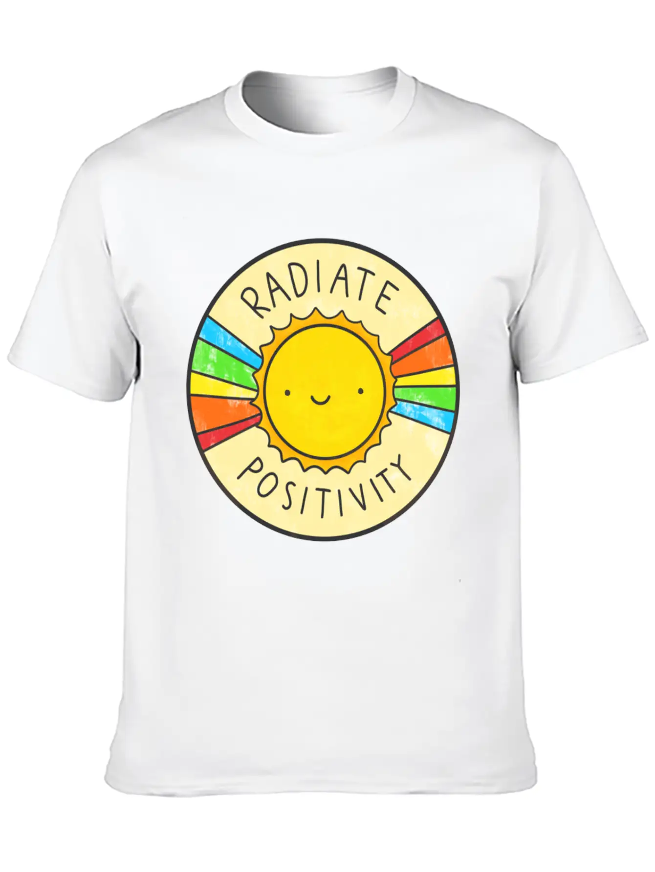 Radiate Positivity Classic T Shirt Soft Cotton Short Sleeve Tee – Unisex Wardrobe Staple