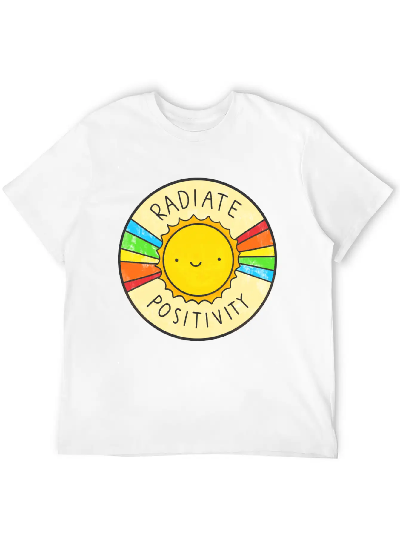 Radiate Positivity Classic T Shirt Soft Cotton Short Sleeve Tee – Unisex Wardrobe Staple