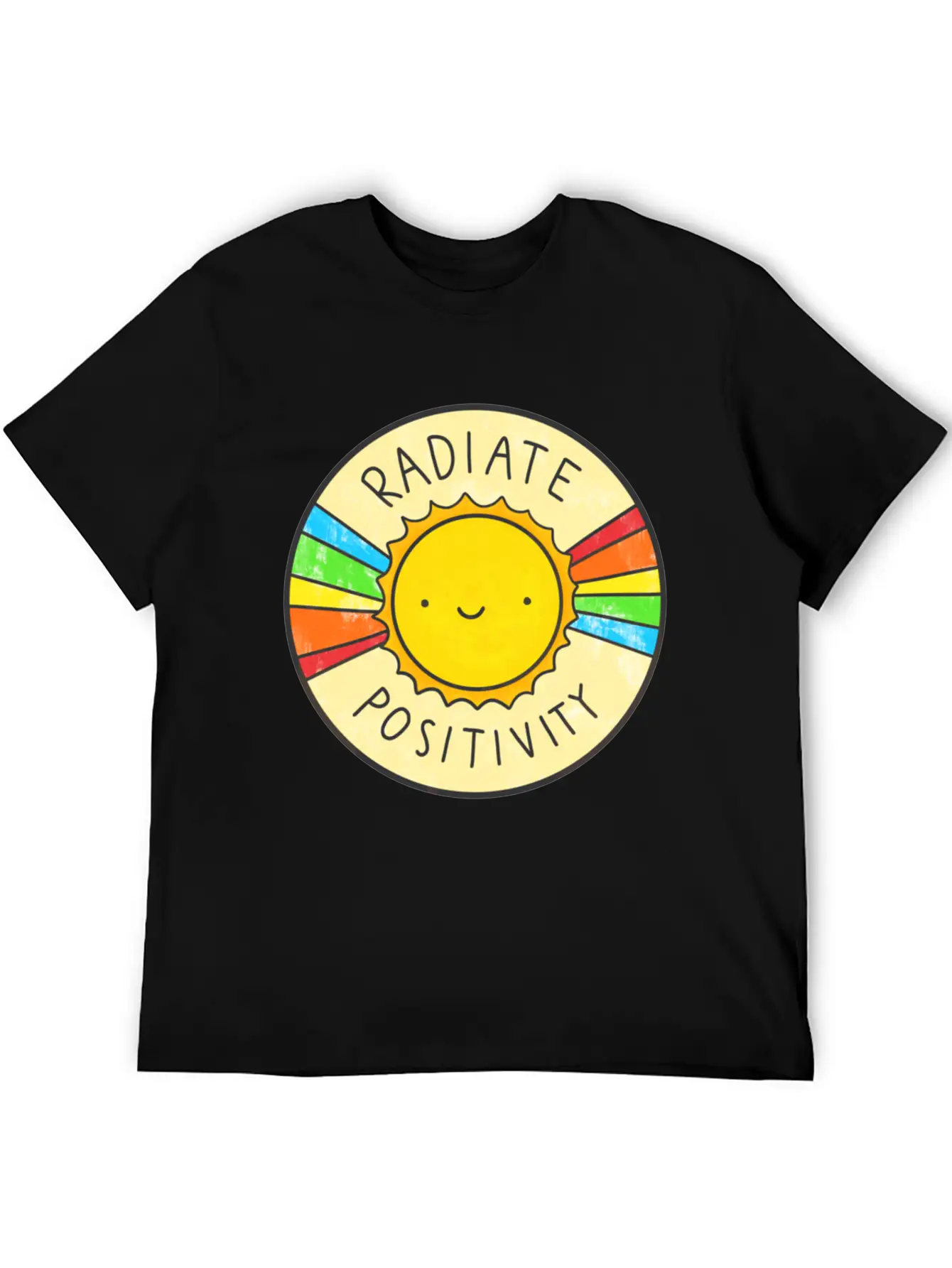 Radiate Positivity Classic T Shirt Soft Cotton Short Sleeve Tee – Unisex Wardrobe Staple