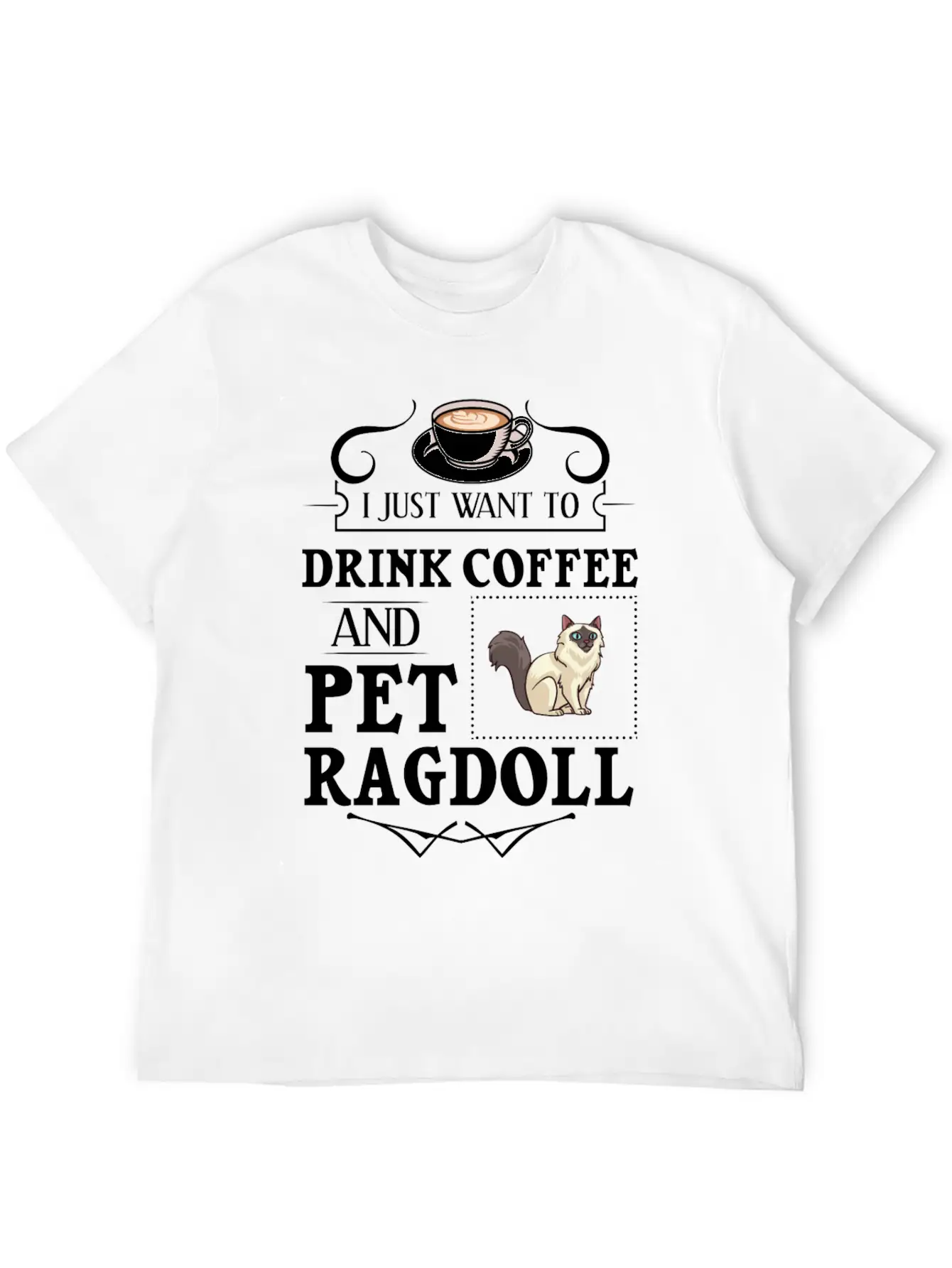Ragdoll Cat Gift Kitten Owner Lover Modern Fit Casual T-Shirt – Clean And Versatile Design
