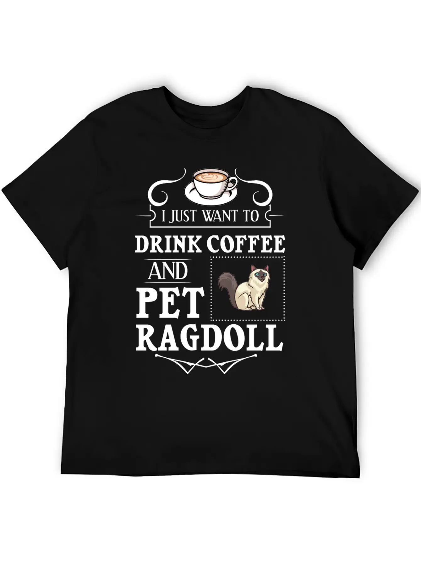 Ragdoll Cat Gift Kitten Owner Lover Modern Fit Casual T-Shirt – Clean And Versatile Design