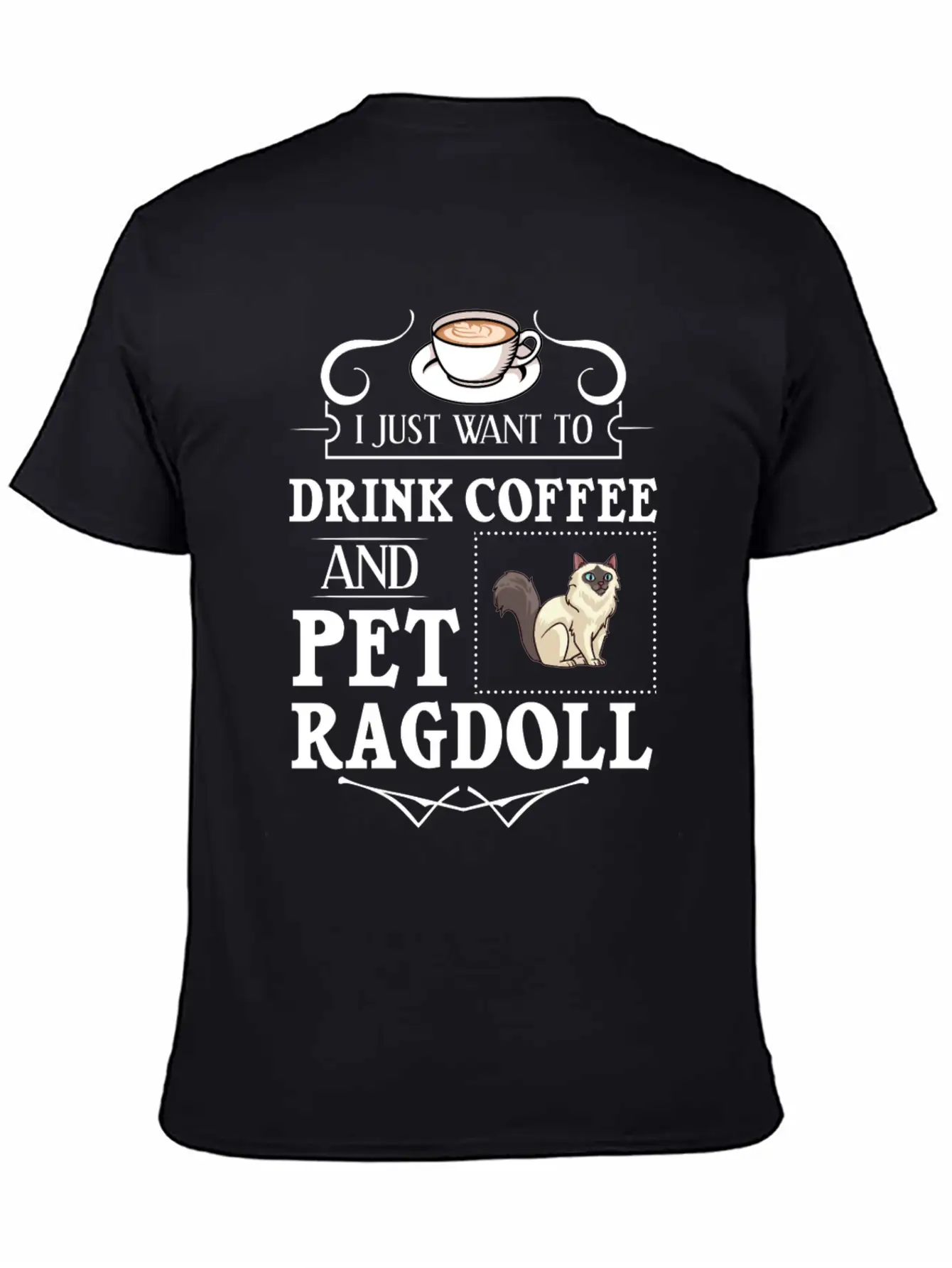 Ragdoll Cat Gift Kitten Owner Lover Modern Fit Casual T-Shirt – Clean And Versatile Design