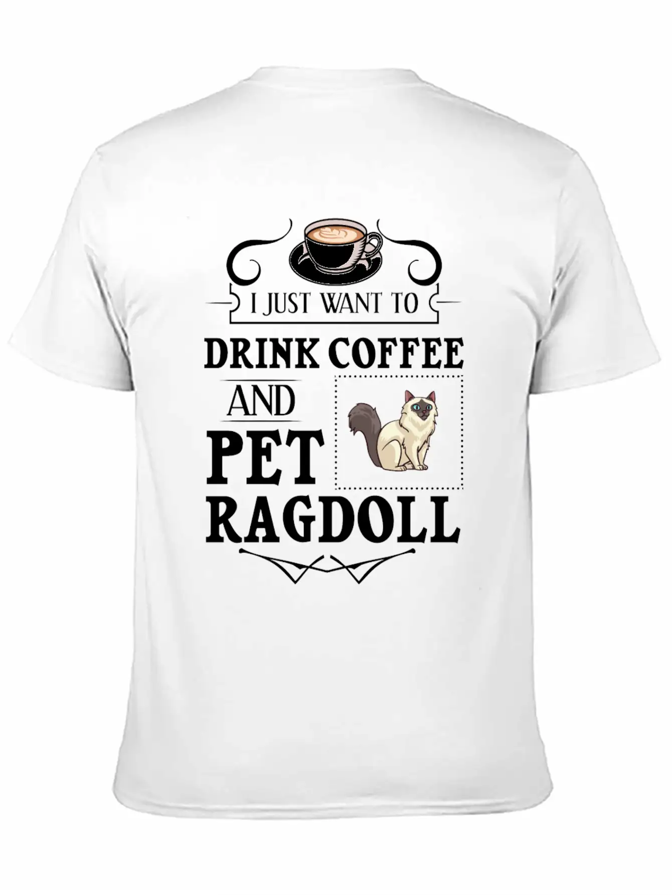 Ragdoll Cat Gift Kitten Owner Lover Modern Fit Casual T-Shirt – Clean And Versatile Design