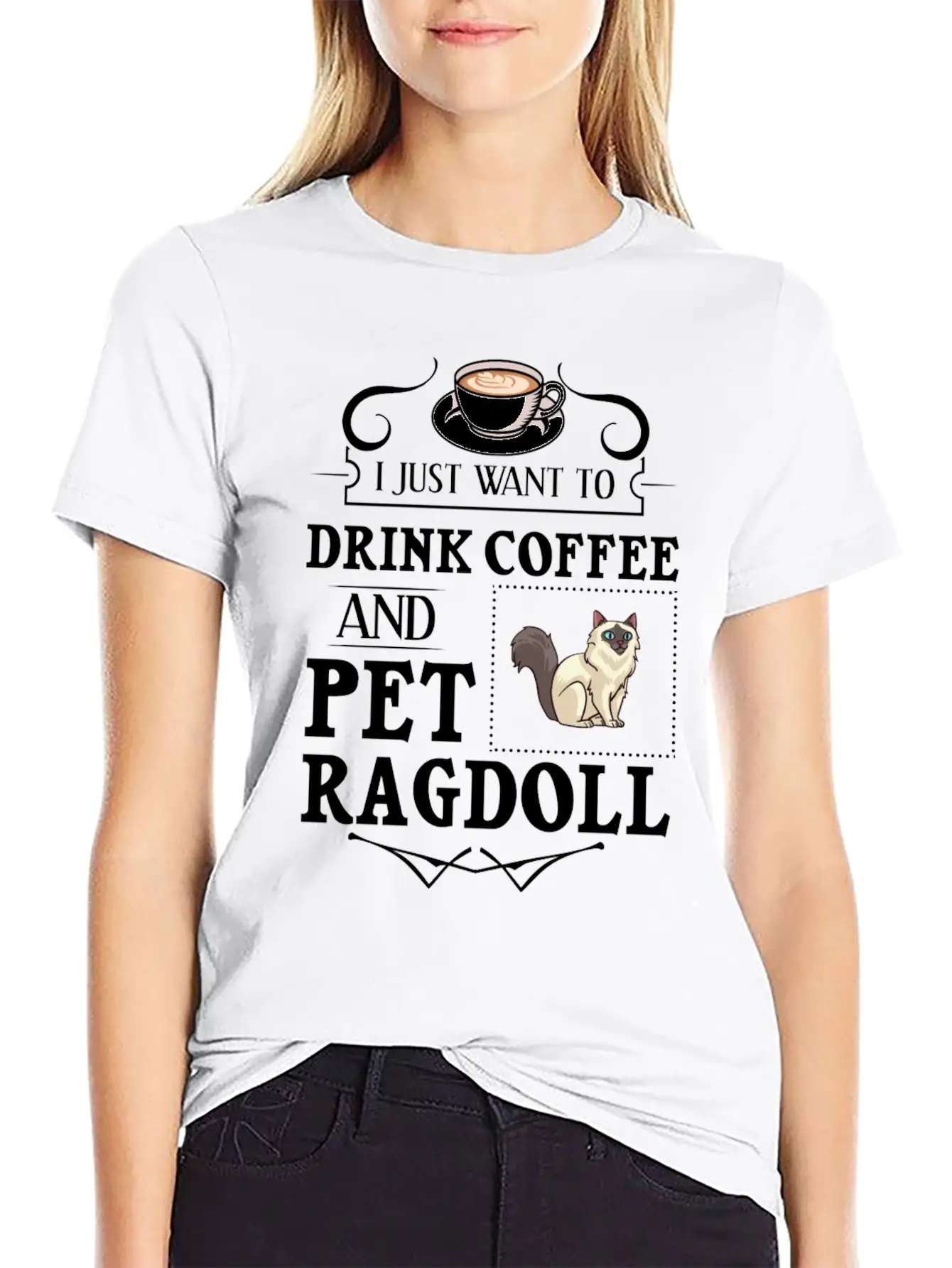Ragdoll Cat Gift Kitten Owner Lover Modern Fit Casual T-Shirt – Clean And Versatile Design