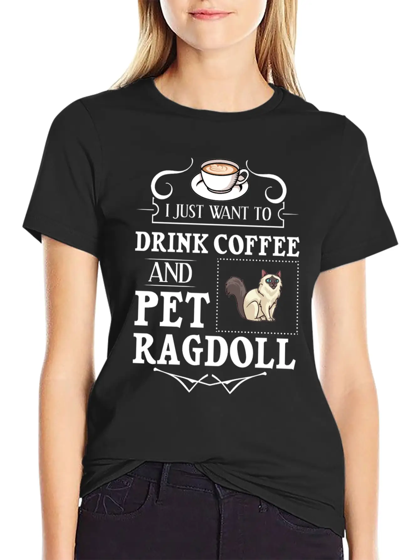 Ragdoll Cat Gift Kitten Owner Lover Modern Fit Casual T-Shirt – Clean And Versatile Design