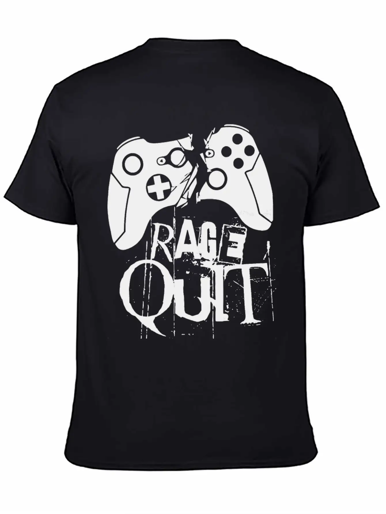 Rage Quit Gamepad Console PC Gaming Gamer Sklave Classic Fit Graphic Tee For Daily Comfort – Unisex Cotton Shirt