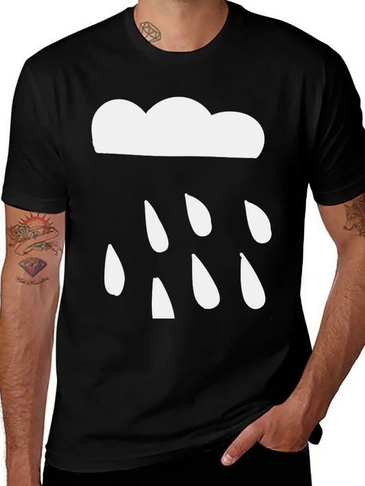 Rain Cloud Basic Graphic T-Shirt – Daily Comfort In Soft Cotton