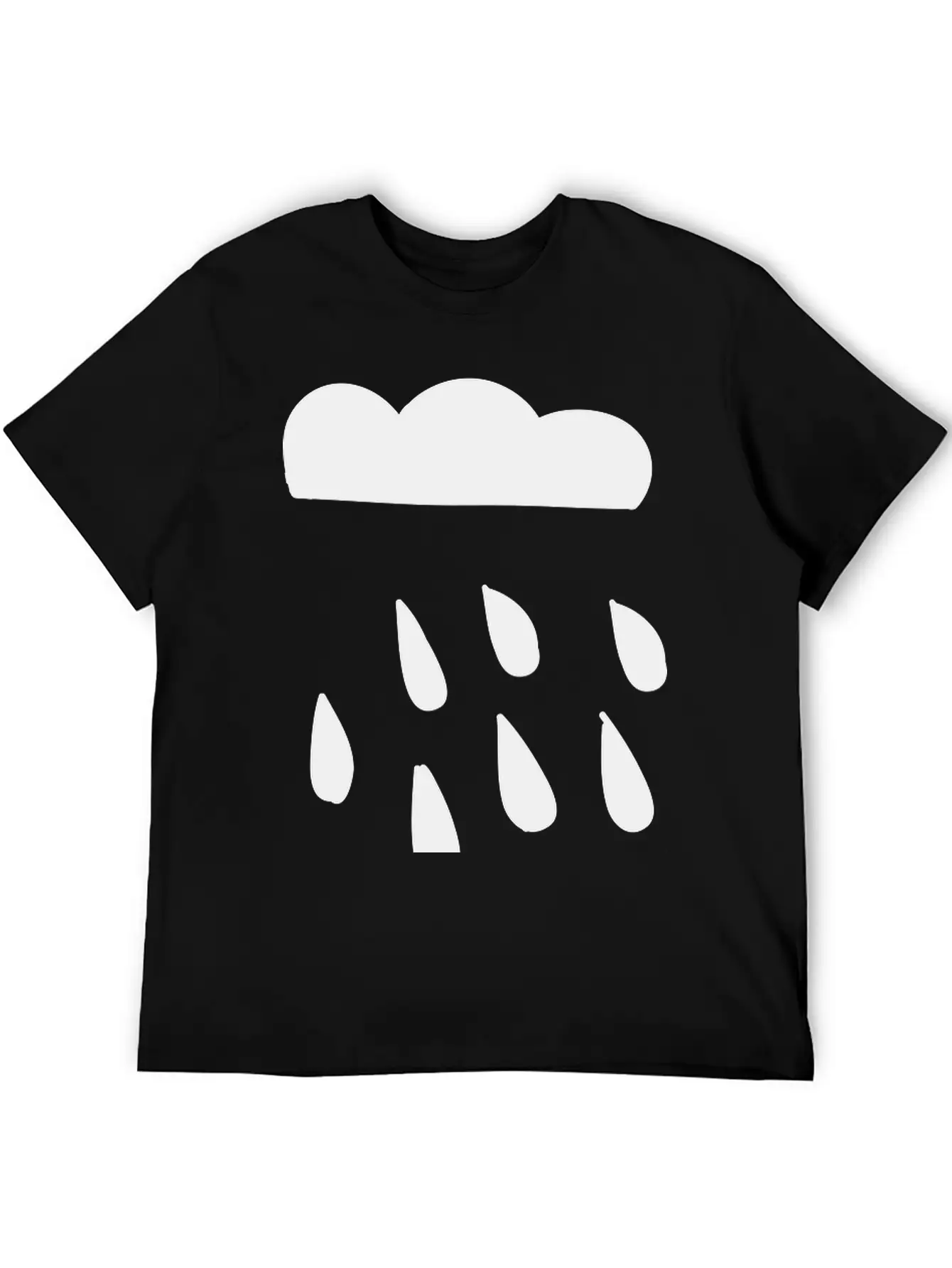 Rain Cloud Basic Graphic T-Shirt – Daily Comfort In Soft Cotton
