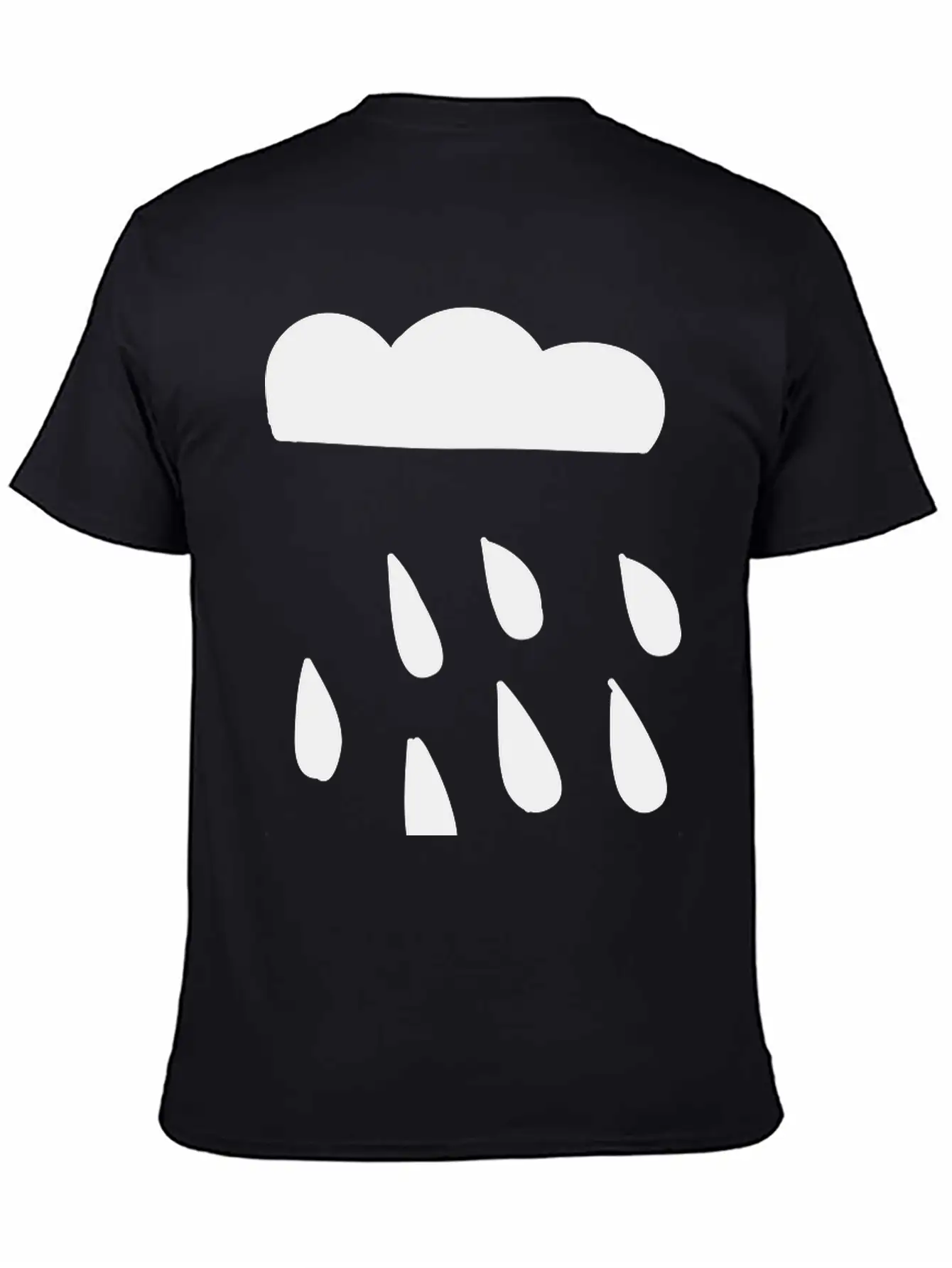 Rain Cloud Basic Graphic T-Shirt – Daily Comfort In Soft Cotton
