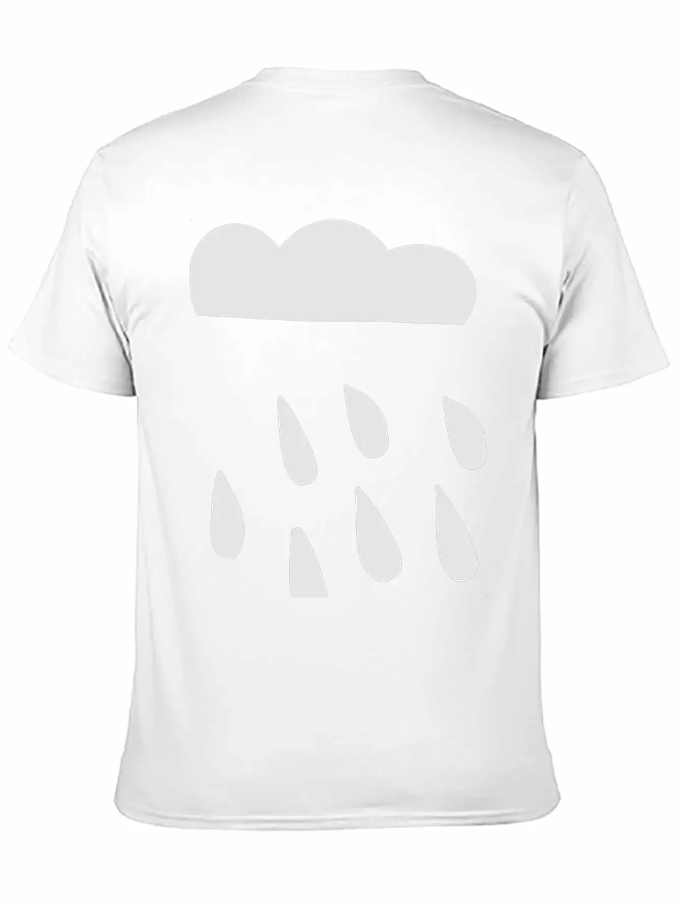 Rain Cloud Basic Graphic T-Shirt – Daily Comfort In Soft Cotton