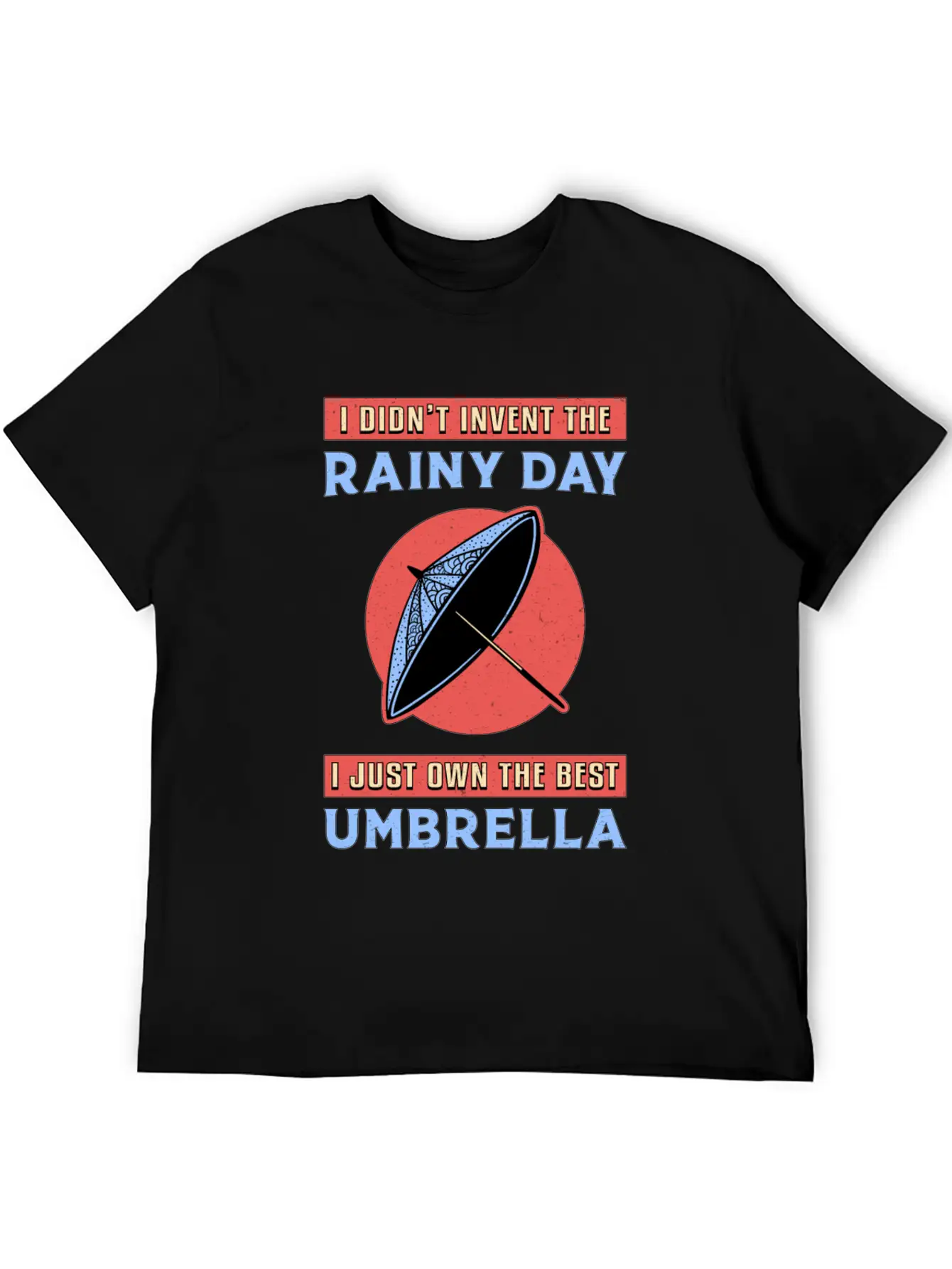 Rain Cloud Umbrella Raindrop Weather Rainy Gift Unisex Casual T-Shirt – Clean Design For Daily Comfort