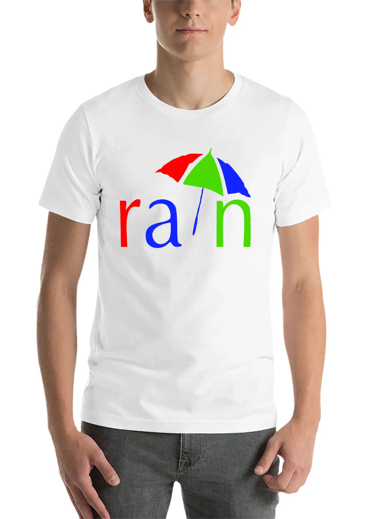 Rain Lightweight Cotton T-Shirt – Daily Comfort Graphic Shirt